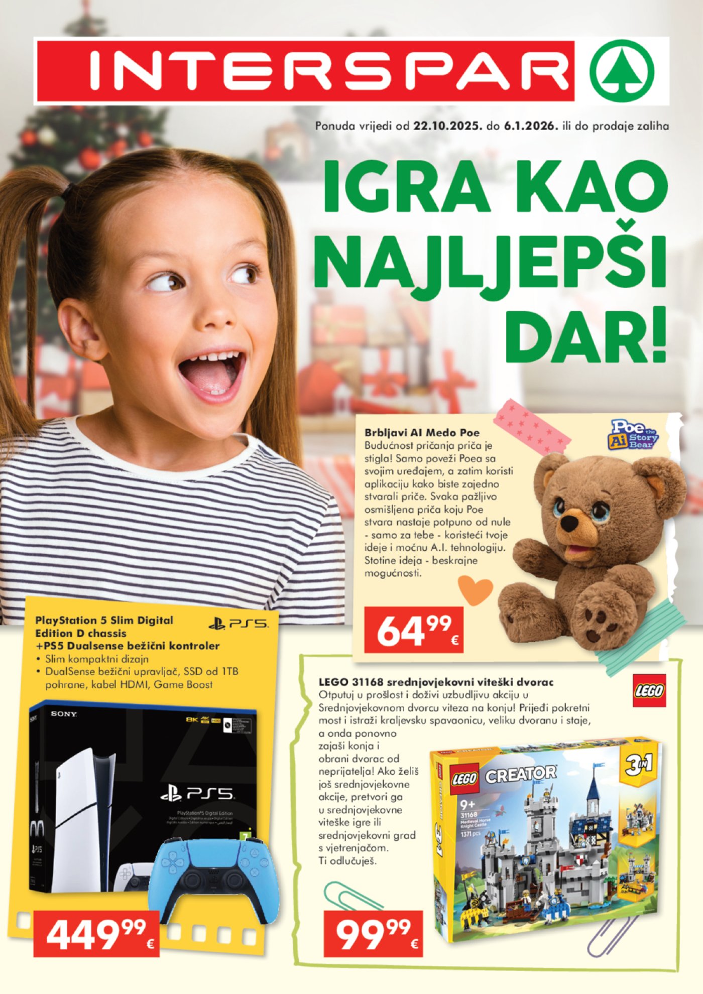 INTERSPAR katalog Igračke 22.10.-06.01.2026.