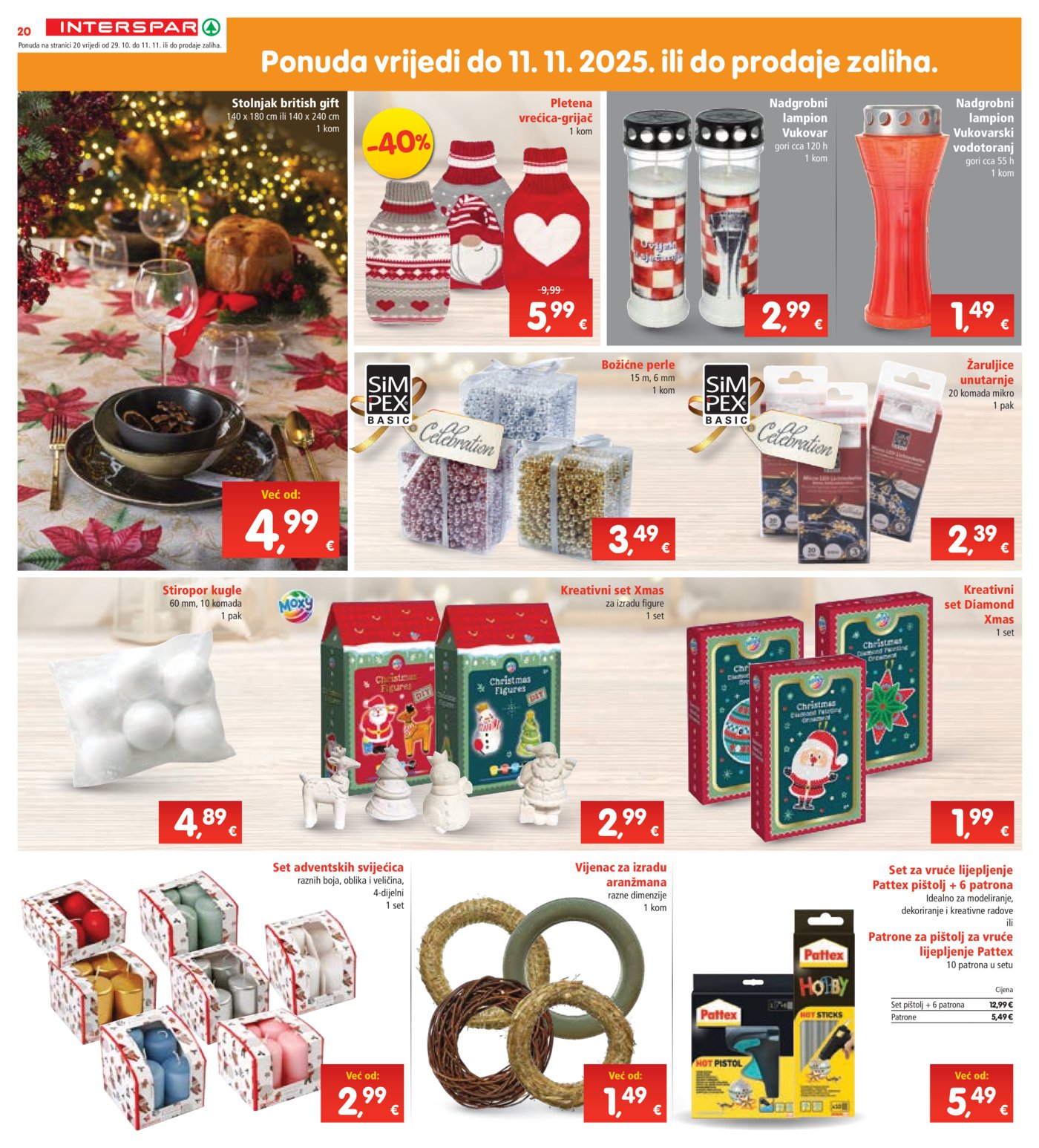 INTERSPAR katalog Akcija 29.10. - 04.11.2025.
