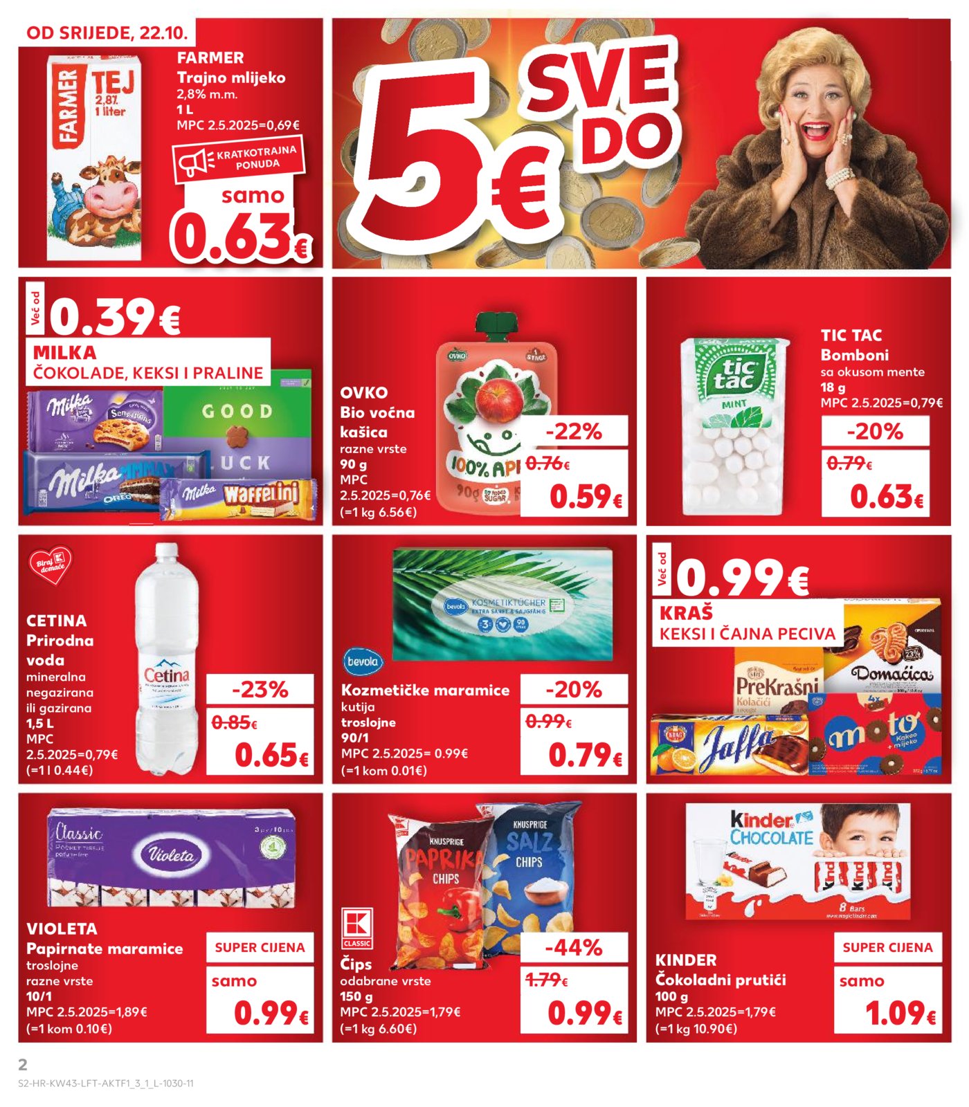 Kaufland katalog Akcija 22.10. - 28.10.2025. Odabrane poslovnice