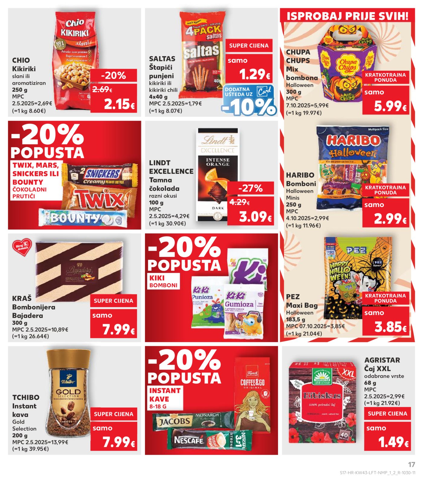 Kaufland katalog Akcija 22.10. - 28.10.2025. Odabrane poslovnice
