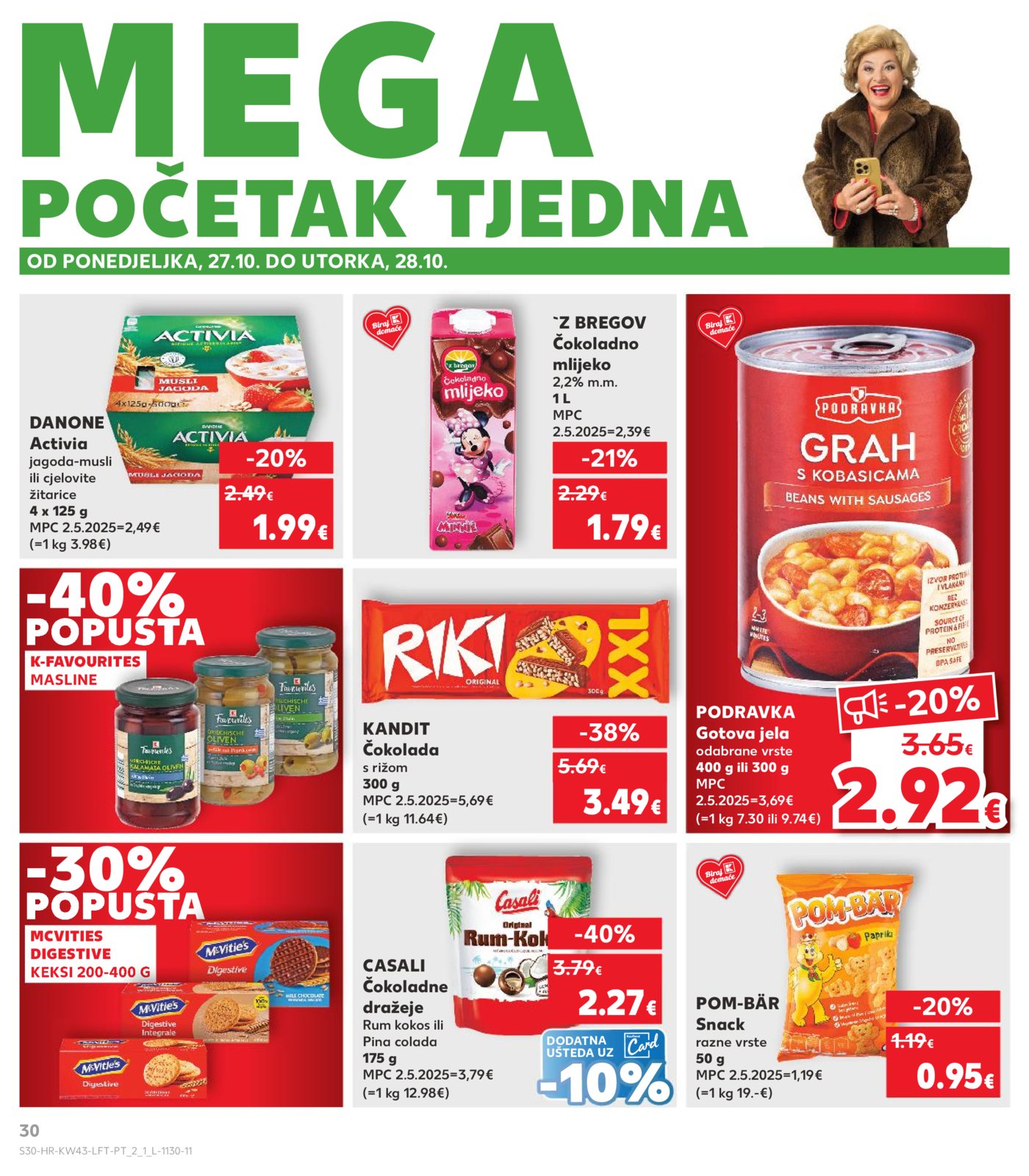 Kaufland katalog Akcija 22.10. - 28.10.2025. Odabrane poslovnice