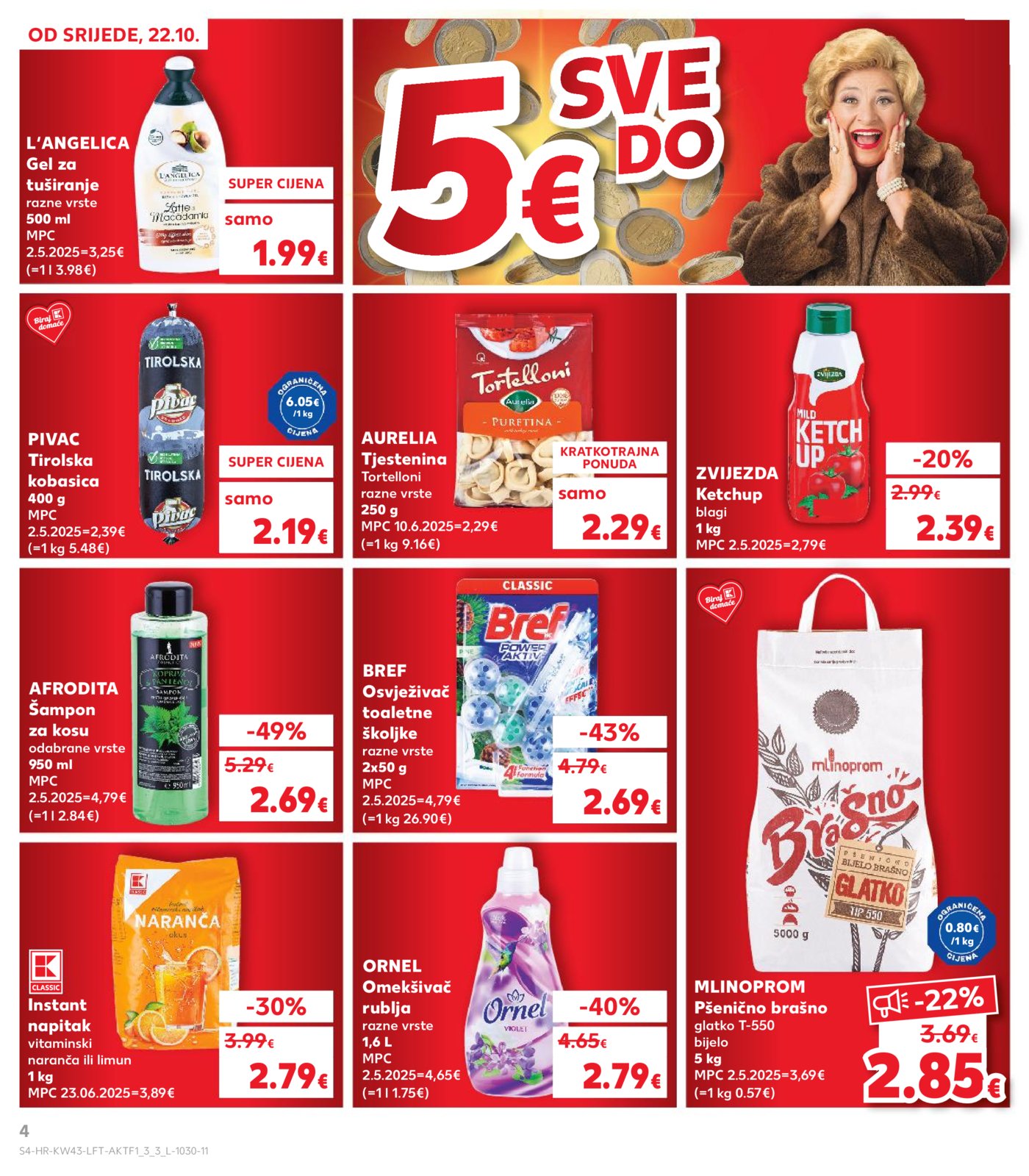 Kaufland katalog Akcija 22.10. - 28.10.2025. Odabrane poslovnice