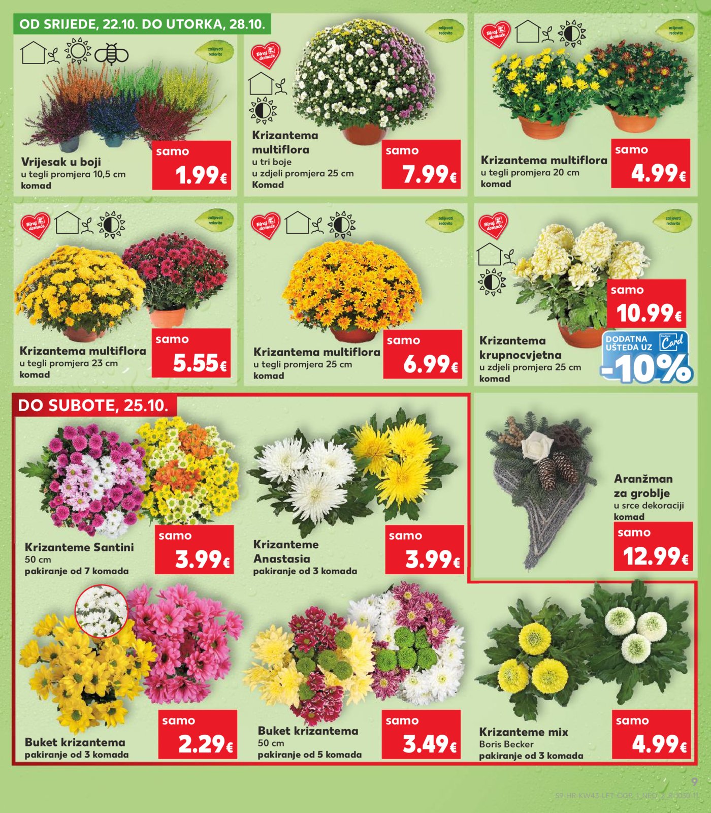 Kaufland katalog Akcija 22.10. - 28.10.2025. Odabrane poslovnice
