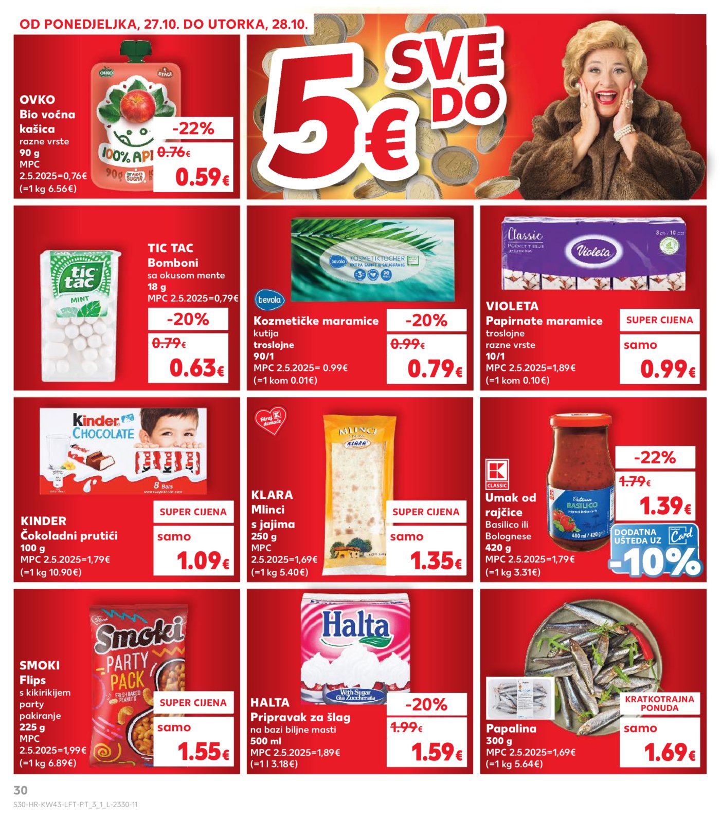Kaufland katalog Akcija 22.10. - 28.10.2025. Va, Vi, Bj