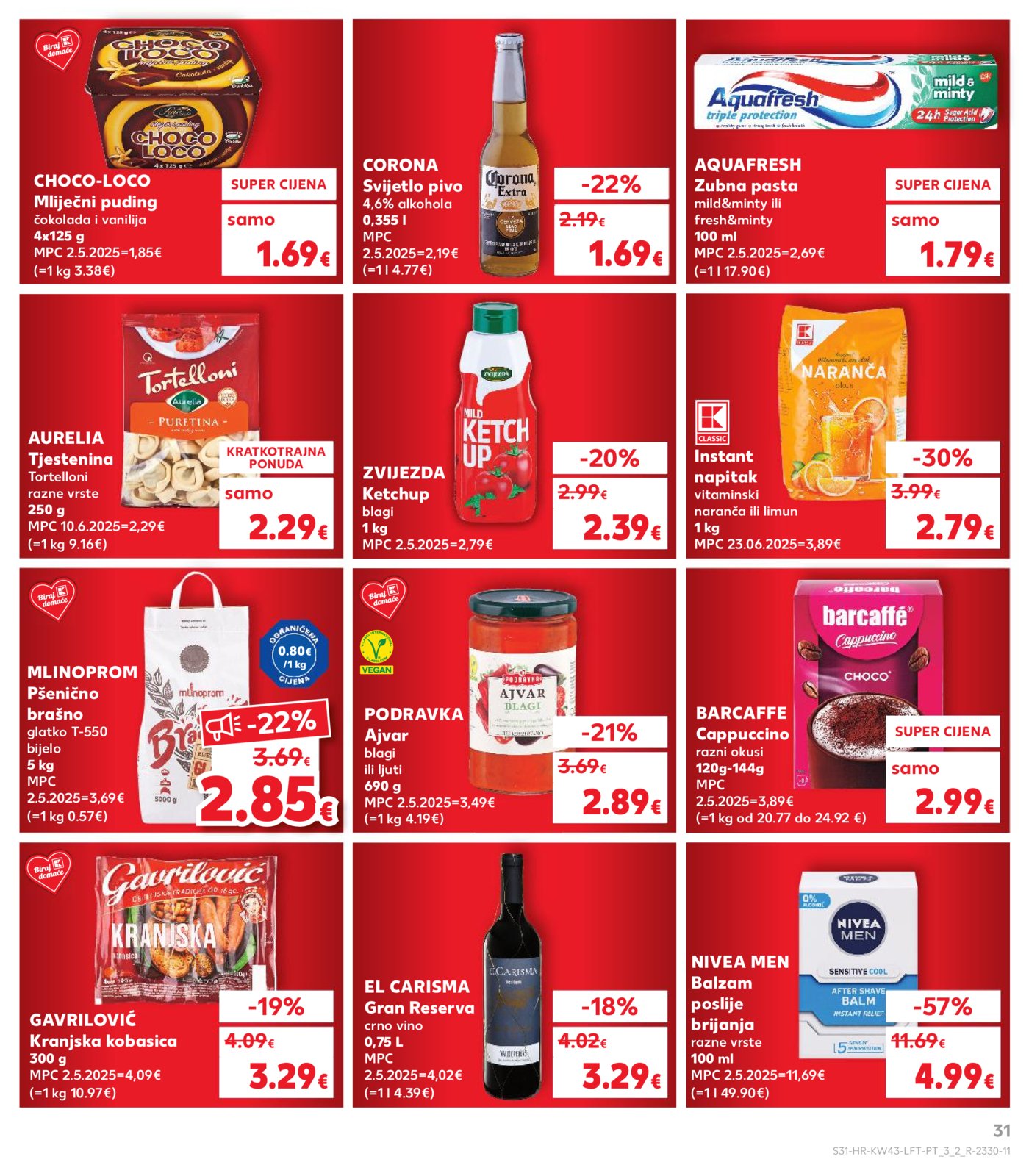 Kaufland katalog Akcija 22.10. - 28.10.2025. Va, Vi, Bj