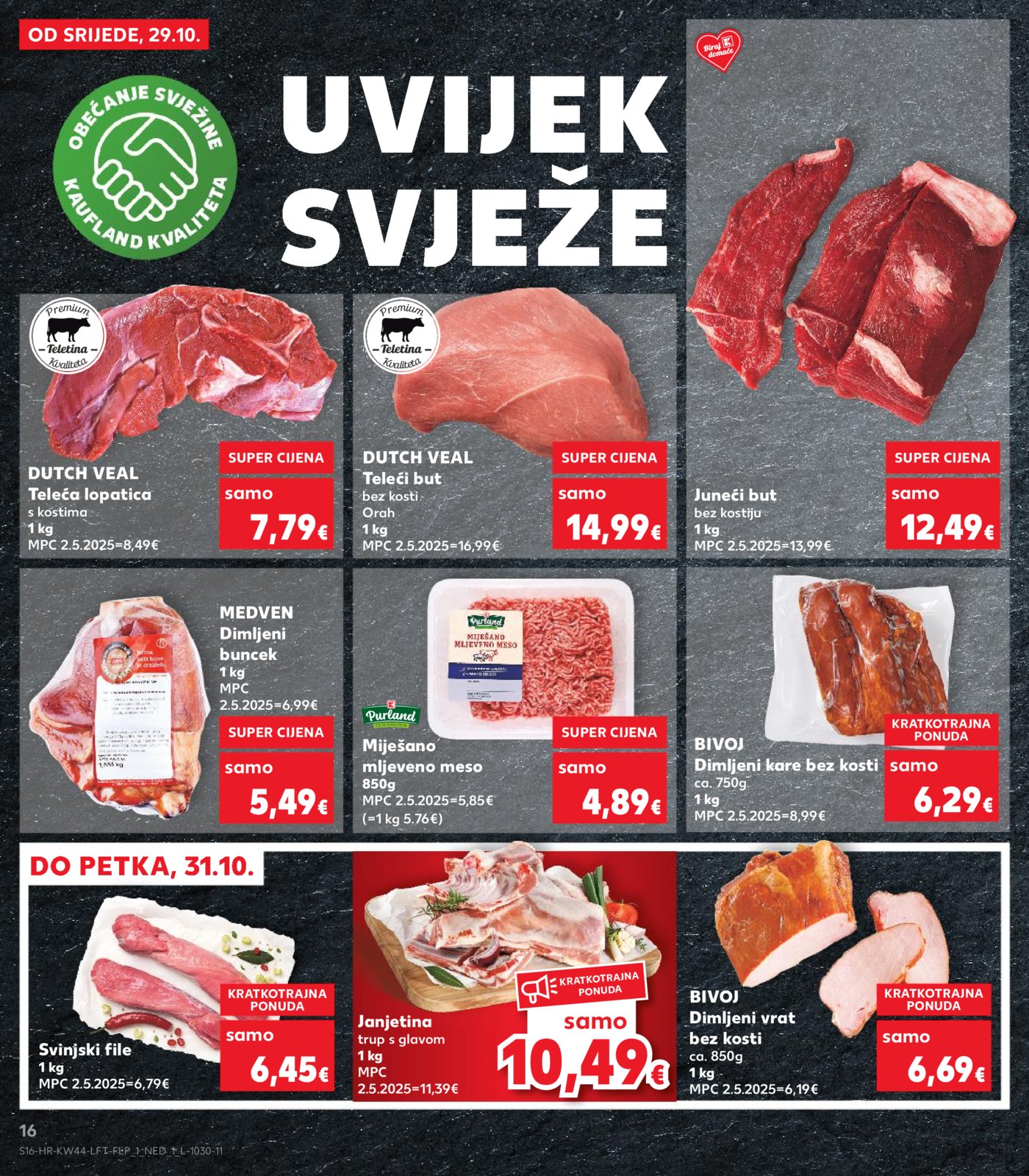 Kaufland katalog Akcija 29.10. - 04.11.2025. Ka, Ri, Si