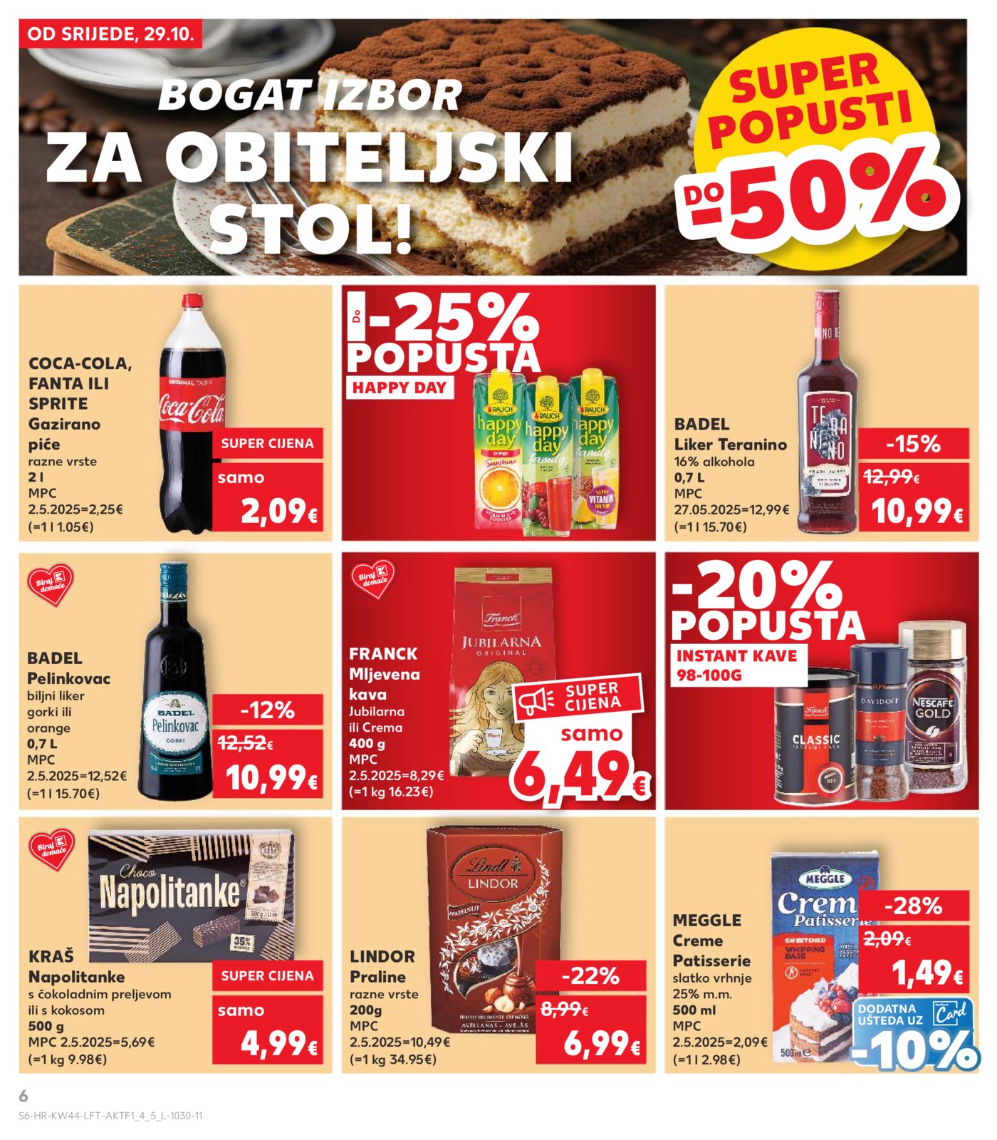 Kaufland katalog Akcija 29.10. - 04.11.2025. Ka, Ri, Si