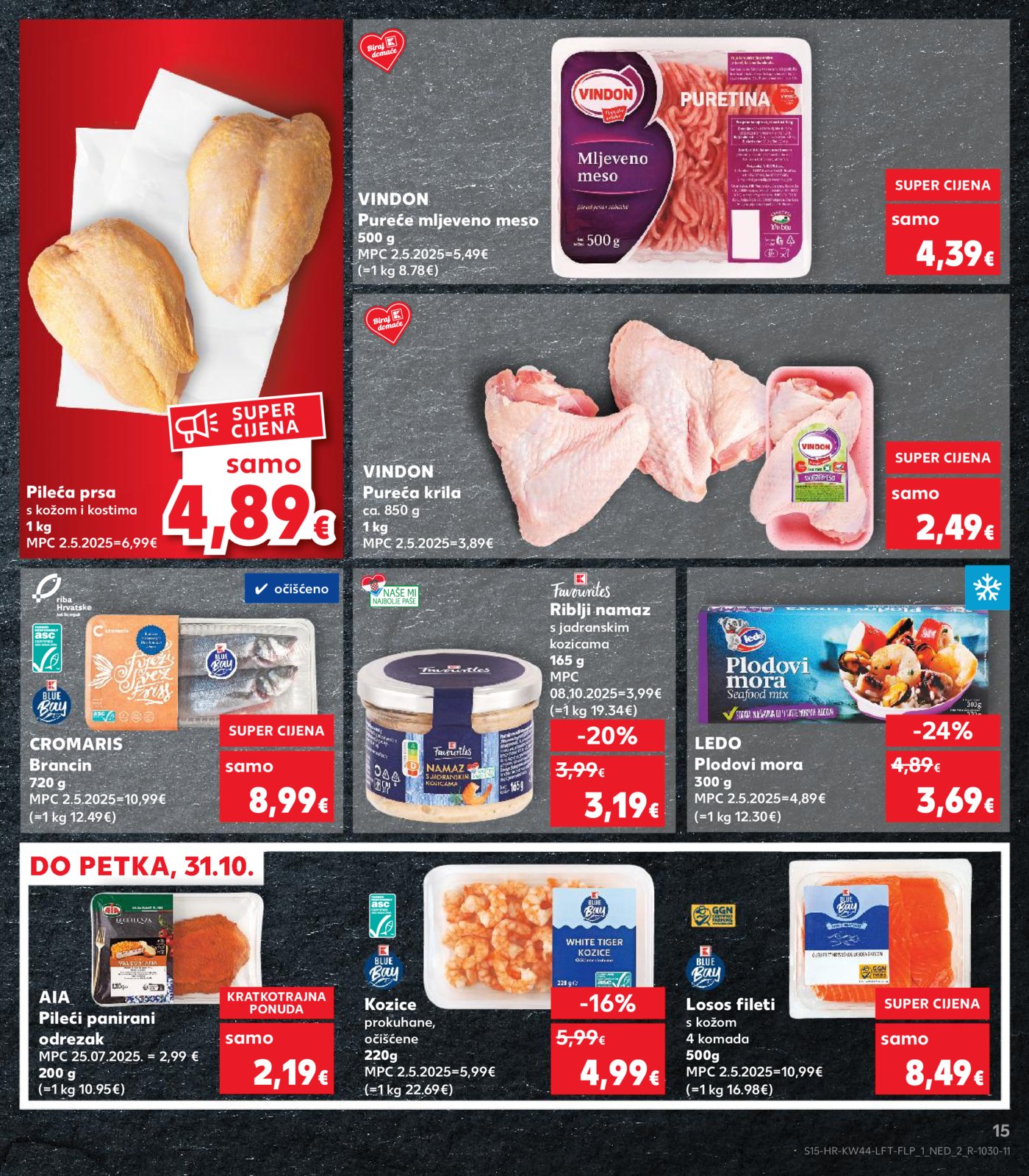 Kaufland katalog Akcija 29.10. - 04.11.2025. VG, Po, Ro, Vo, Vu, DS, Ma, Iv
