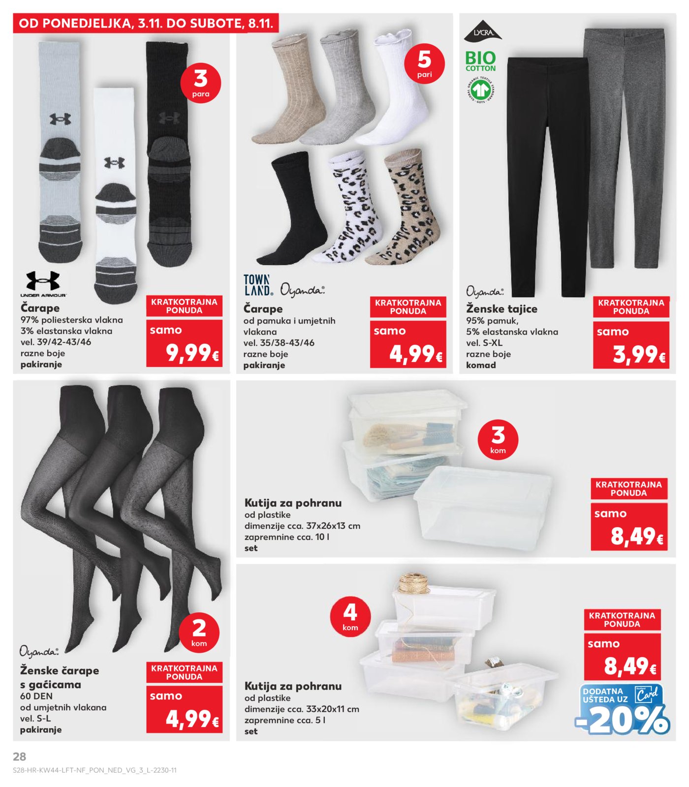 Kaufland katalog Akcija 29.10. - 04.11.2025. VG, Po, Ro, Vo, Vu, DS, Ma, Iv