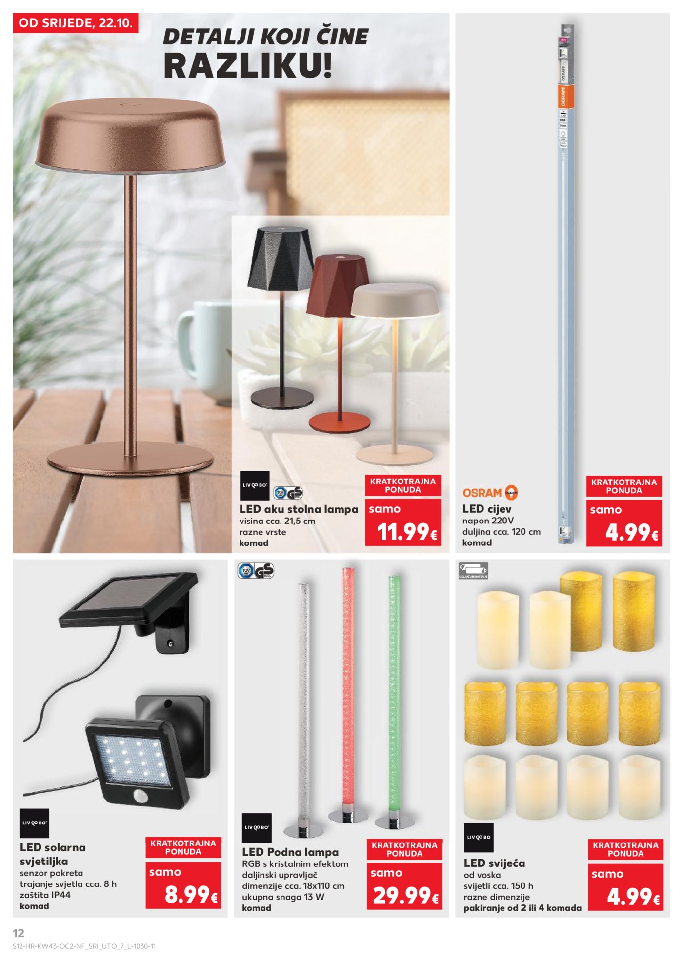 Kaufland katalog Neprehrambenih proizvoda 22.10. - 28.10.2025. Odabrane poslovnice