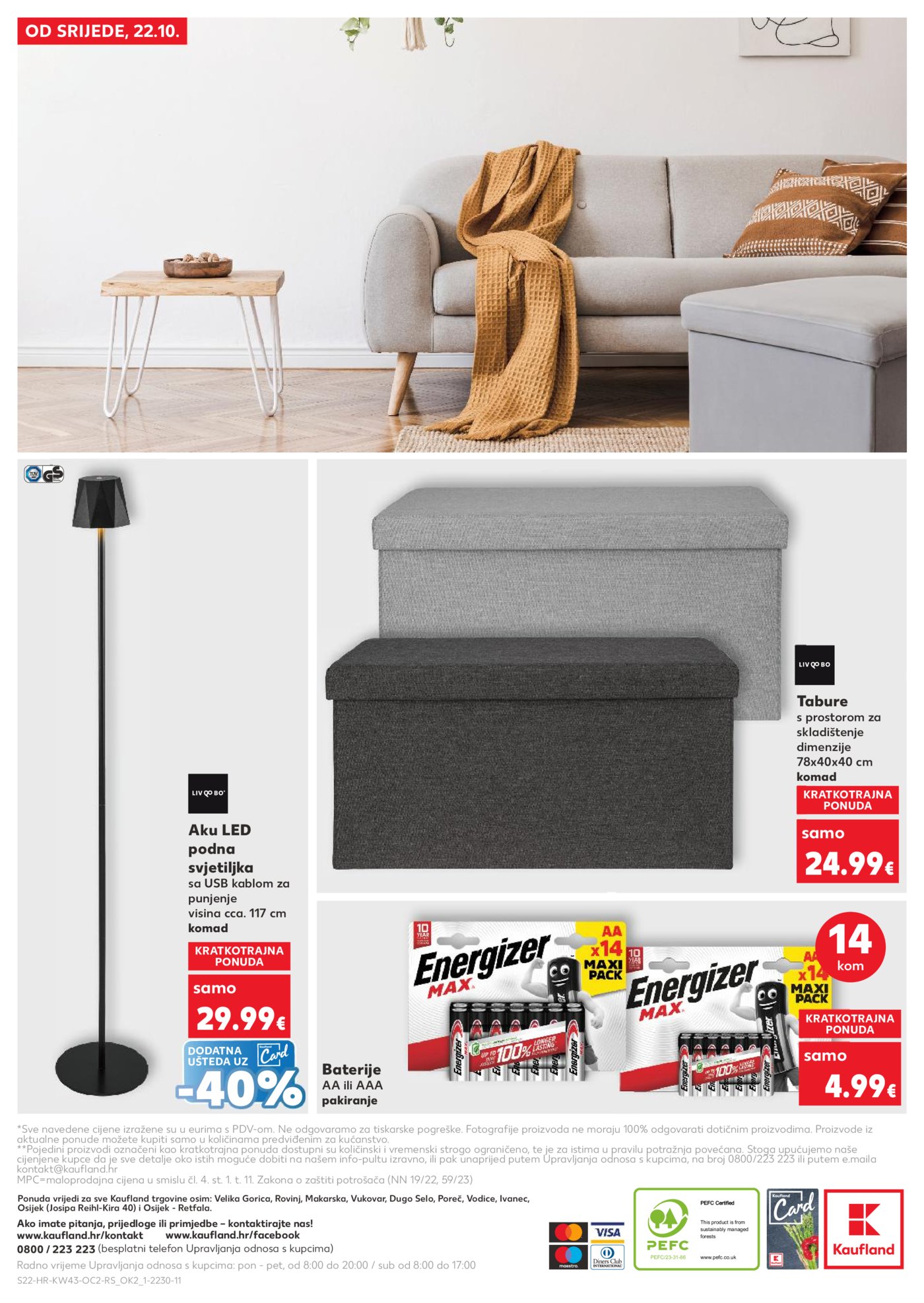 Kaufland katalog Neprehrambenih proizvoda 22.10. - 28.10.2025. Odabrane poslovnice