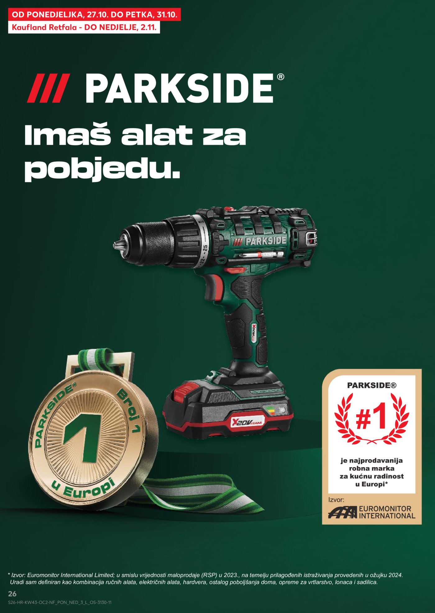 Kaufland katalog Neprehrambenih proizvoda 22.10. - 28.10.2025. Osijek
