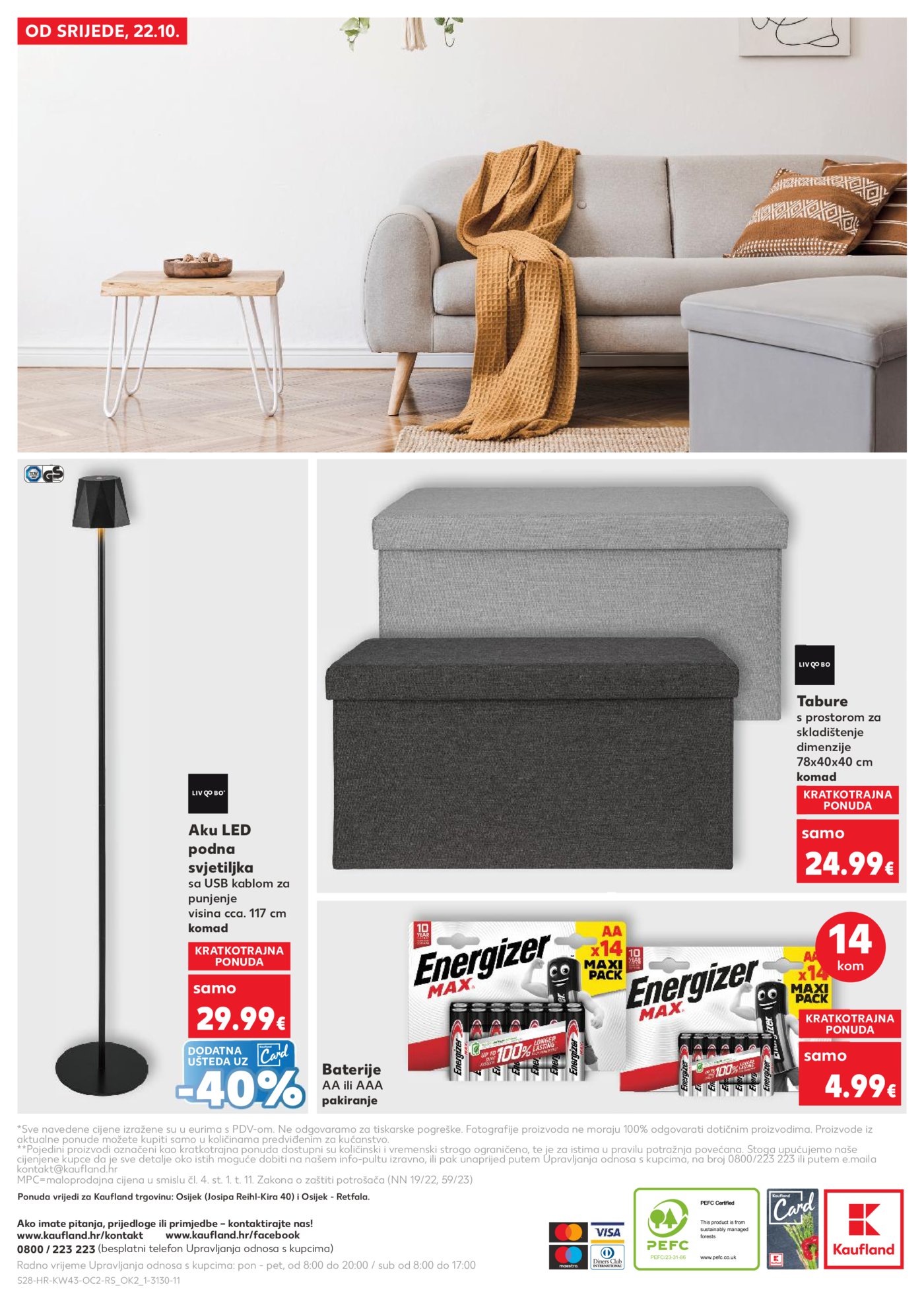 Kaufland katalog Neprehrambenih proizvoda 22.10. - 28.10.2025. Osijek