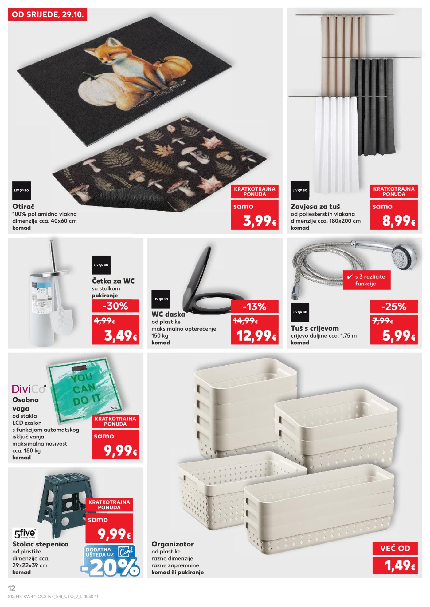 Kaufland katalog Neprehrambenih proizvoda 29.10. - 04.11.2025. VG, Po, Ro, Vo, Vu, DS, Ma, Iv