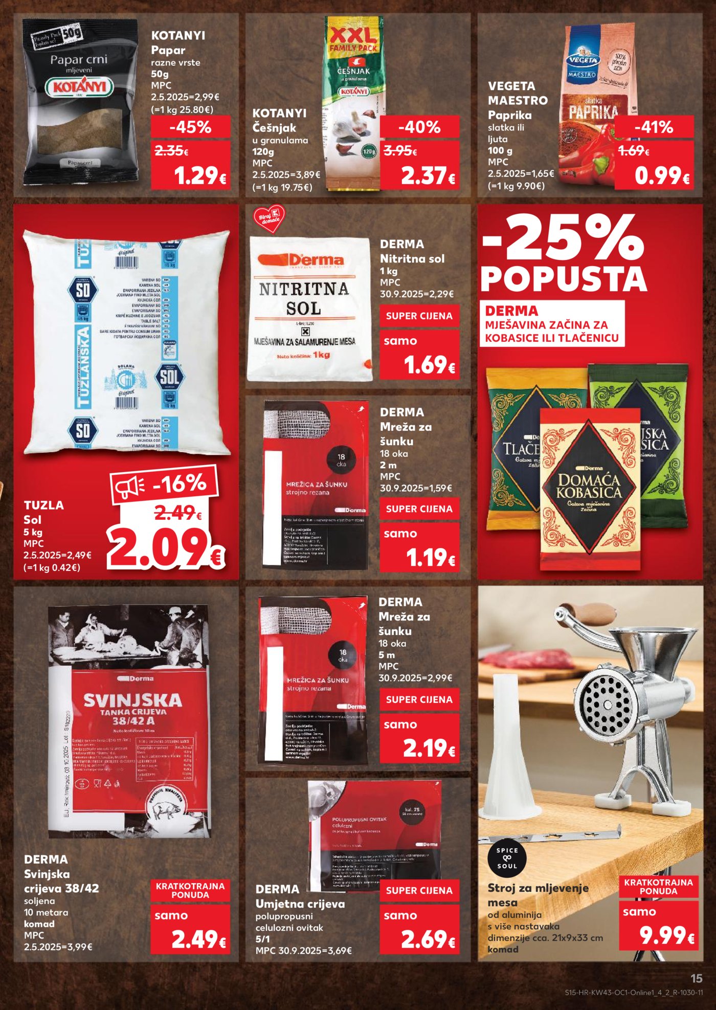Kaufland katalog Robne marke 22.10. - 28.10.2025. Odabrane poslovnice