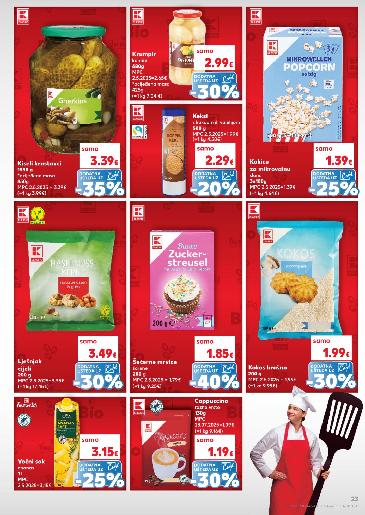 Kaufland katalog Robne marke 22.10. - 28.10.2025. Odabrane poslovnice