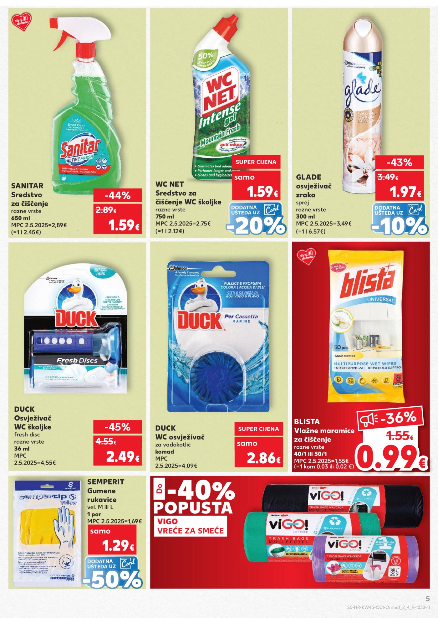 Kaufland katalog Robne marke 22.10. - 28.10.2025. Odabrane poslovnice