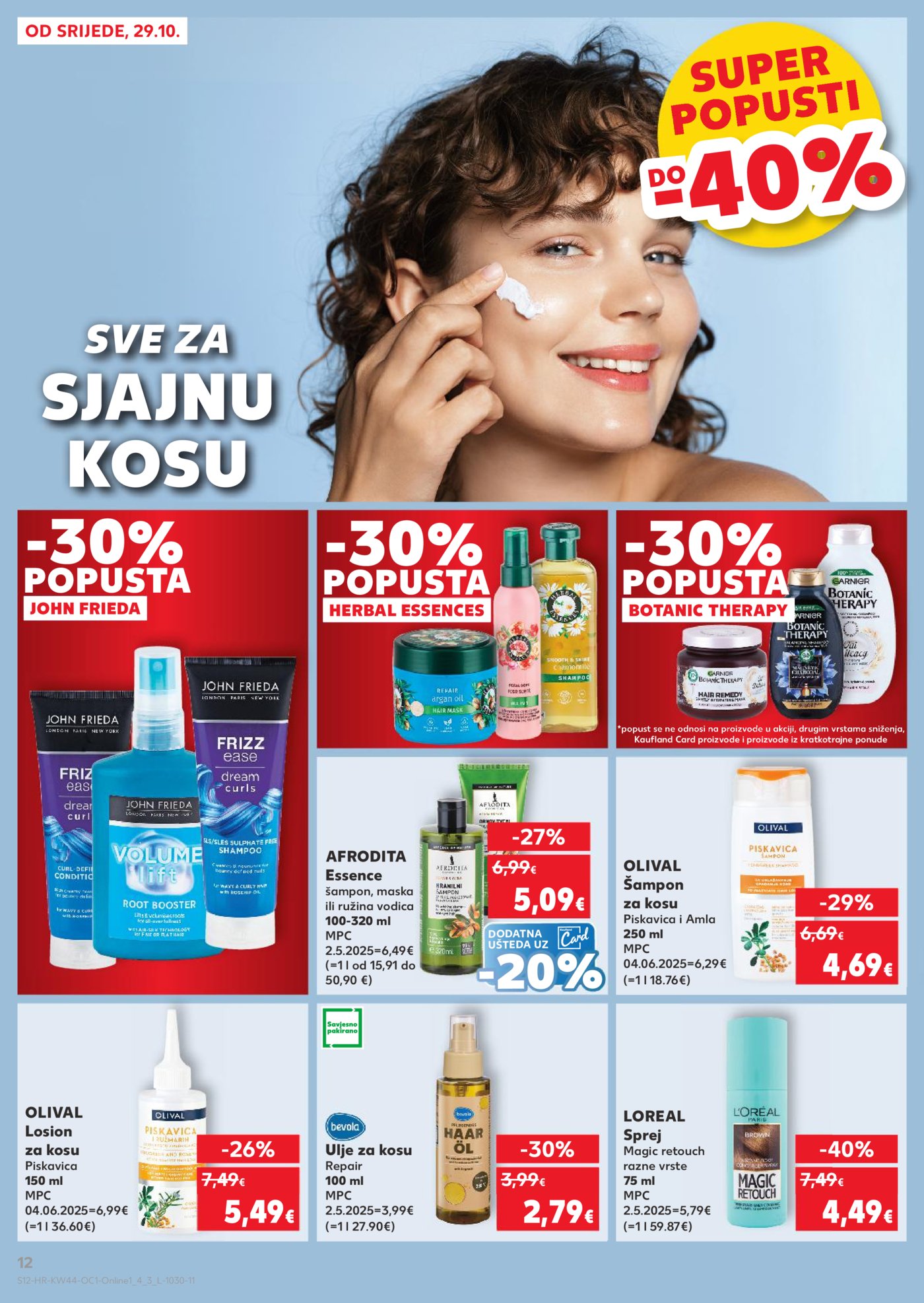 Kaufland katalog Robne marke 29.10. - 04.11.2025. Odabrane poslovnice