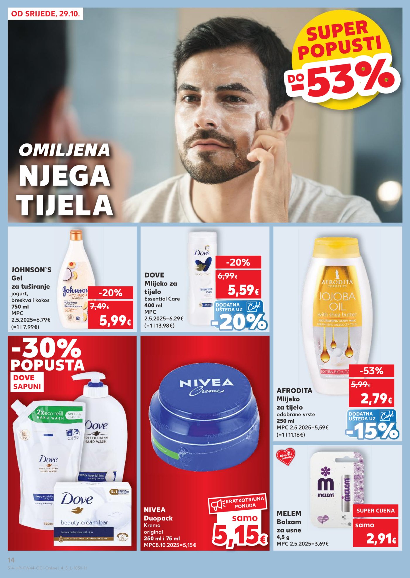 Kaufland katalog Robne marke 29.10. - 04.11.2025. Odabrane poslovnice