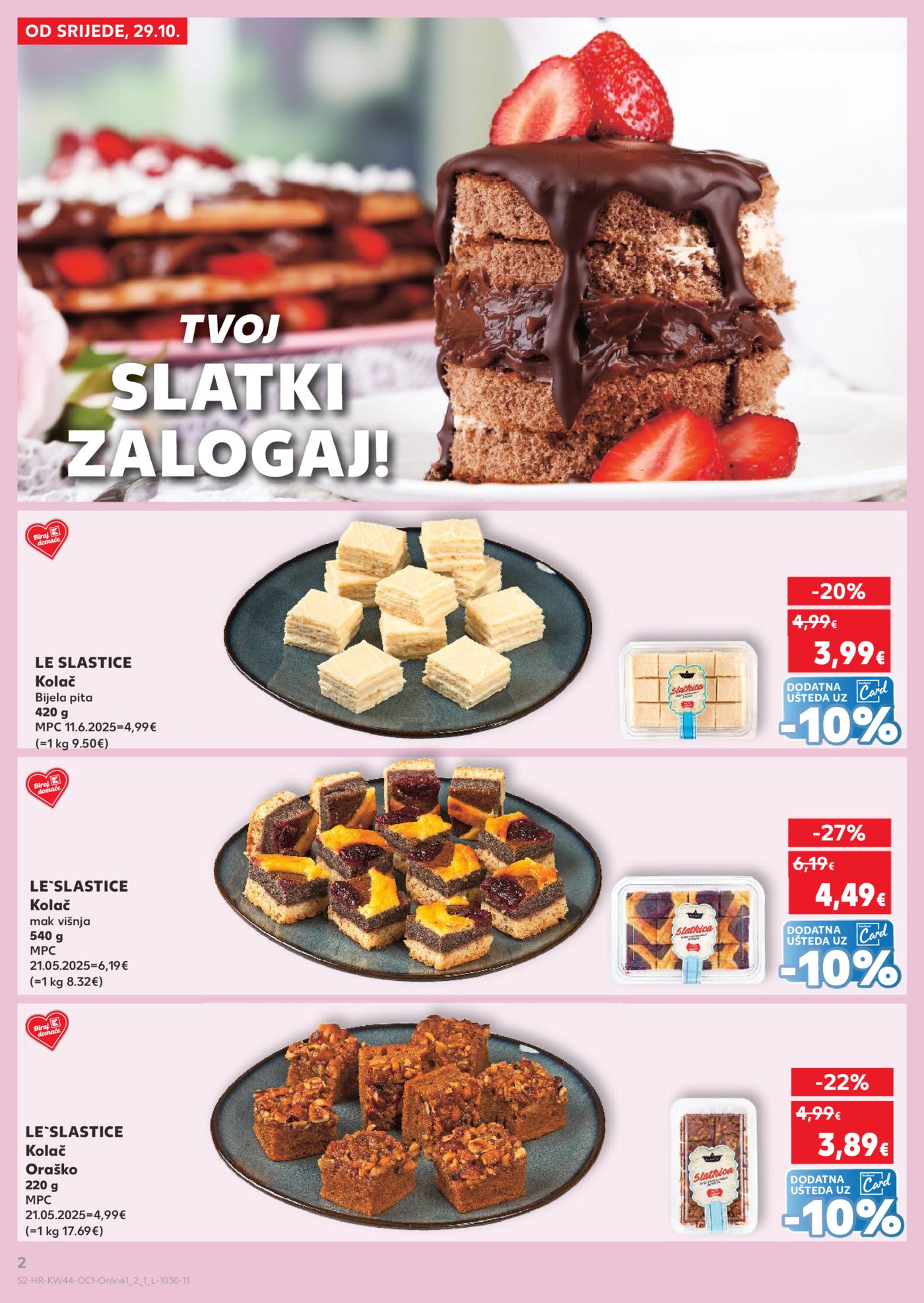 Kaufland katalog Robne marke 29.10. - 04.11.2025. VG, Po, Ro, Vo, Vu, DS, Ma, Iv