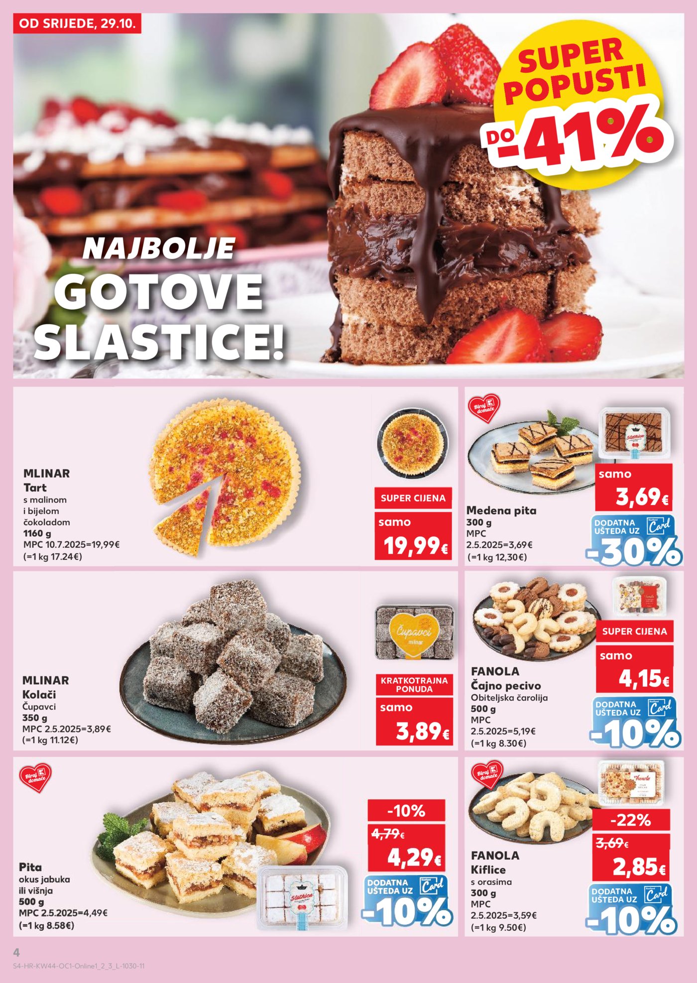 Kaufland katalog Robne marke 29.10. - 04.11.2025. VG, Po, Ro, Vo, Vu, DS, Ma, Iv
