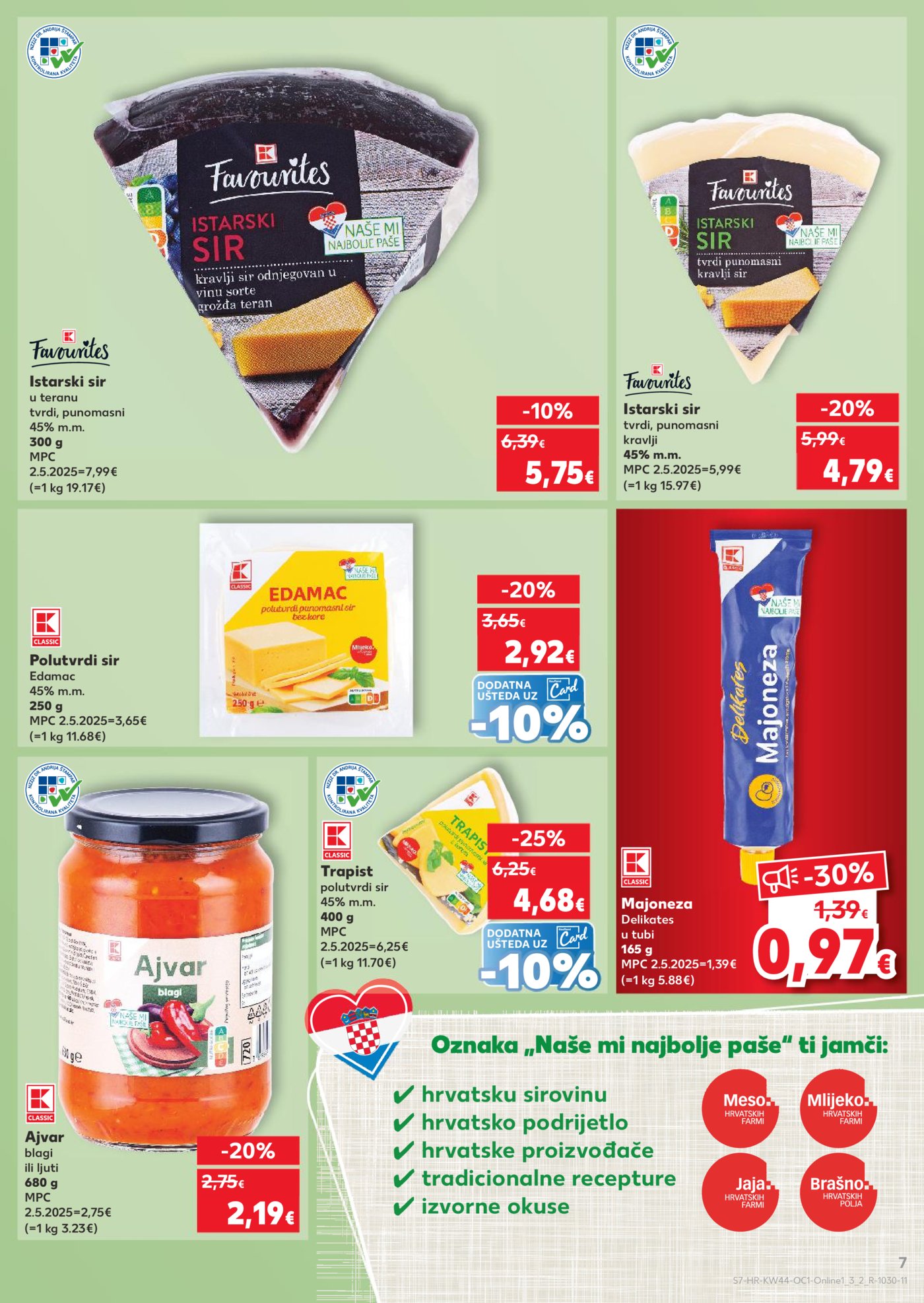 Kaufland katalog Robne marke 29.10. - 04.11.2025. VG, Po, Ro, Vo, Vu, DS, Ma, Iv