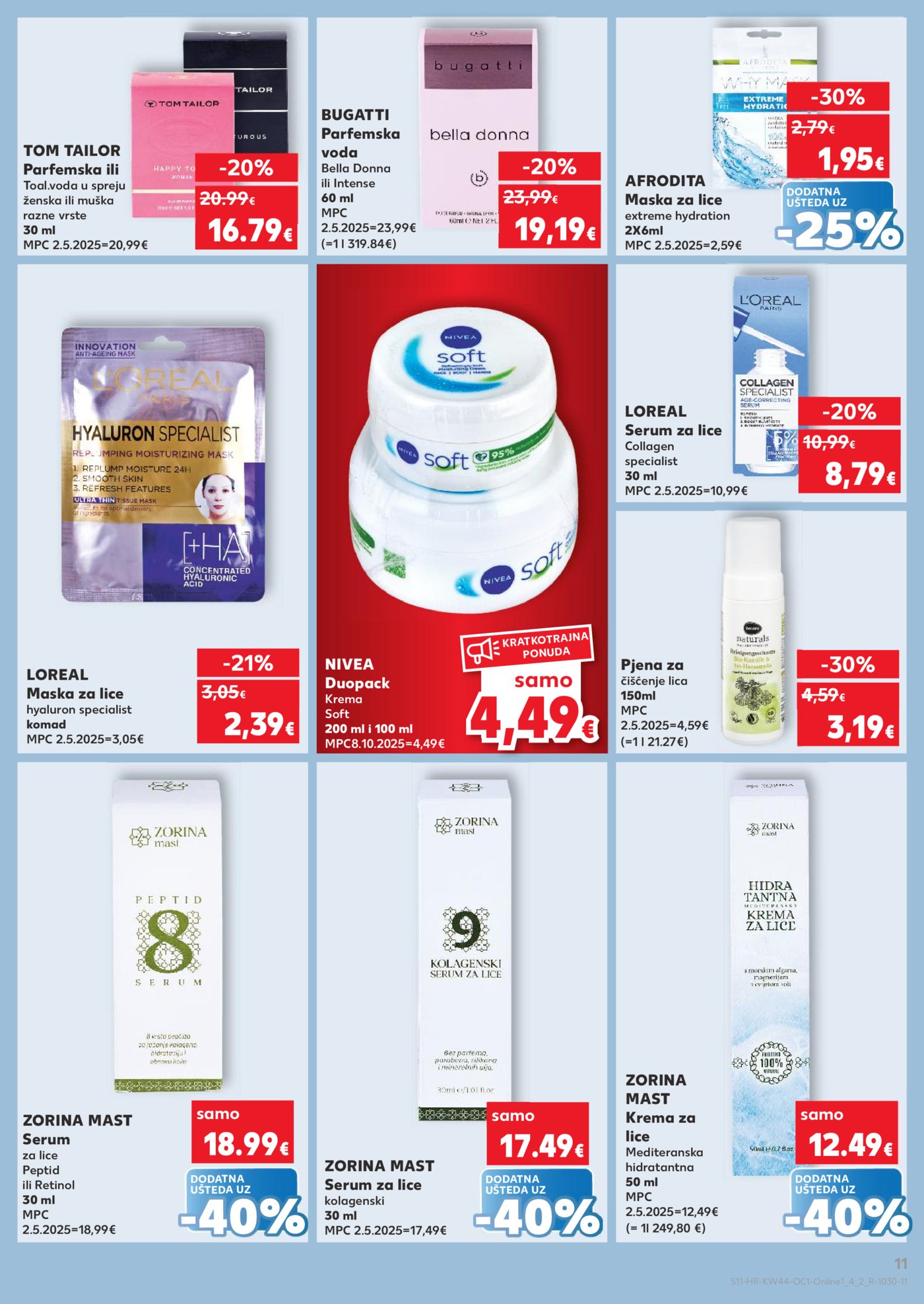 Kaufland katalog Robne marke 29.10. - 04.11.2025. VG, Po, Ro, Vo, Vu, DS, Ma, Iv