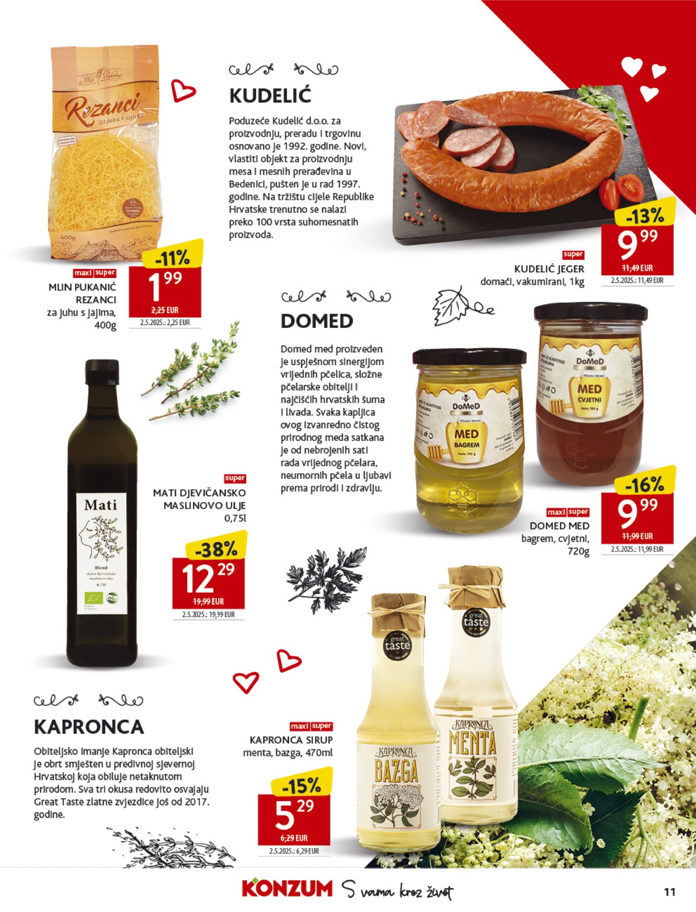 Konzum katalog Akcija 29.10. - 04.11.2025.