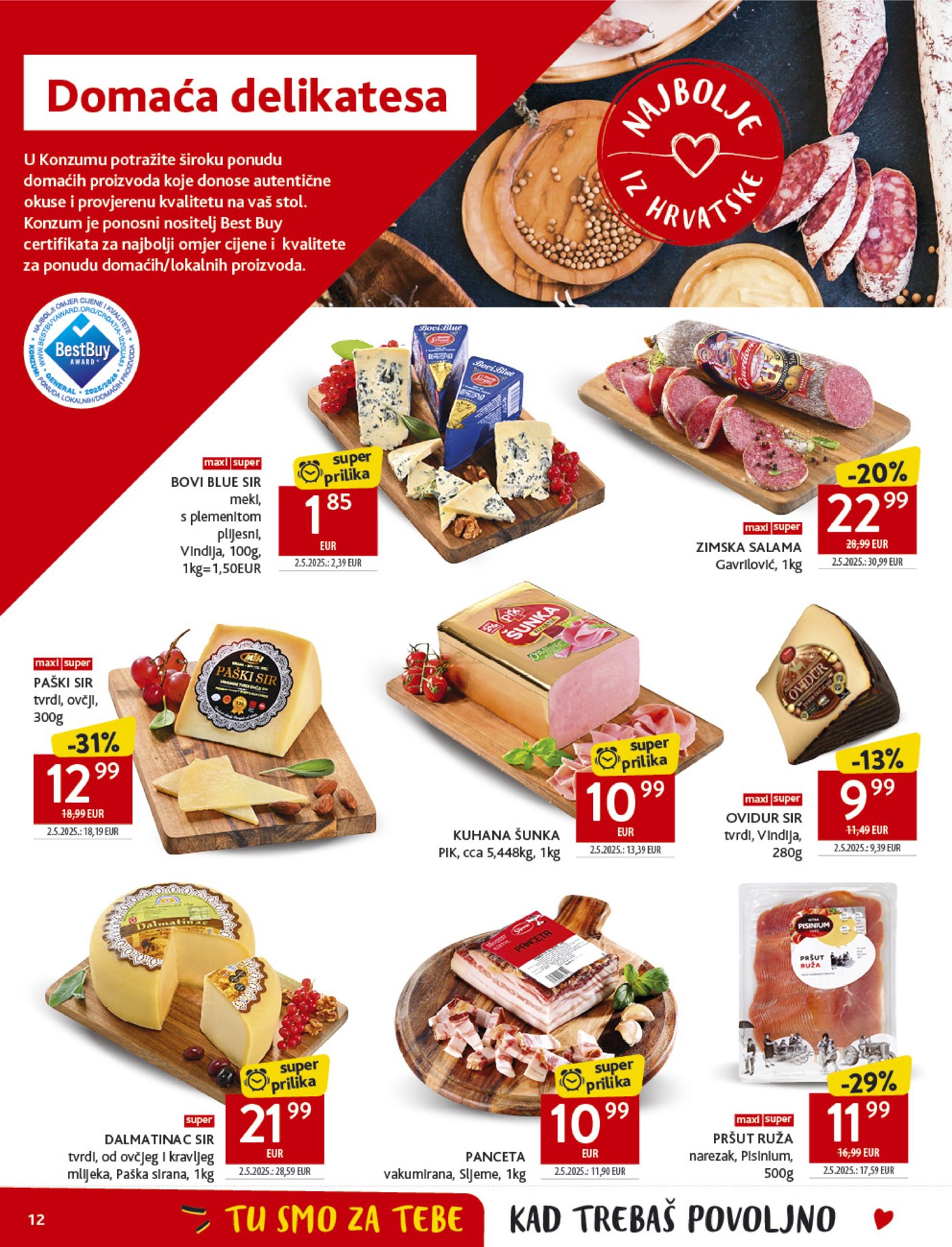 Konzum katalog Akcija 29.10. - 04.11.2025.