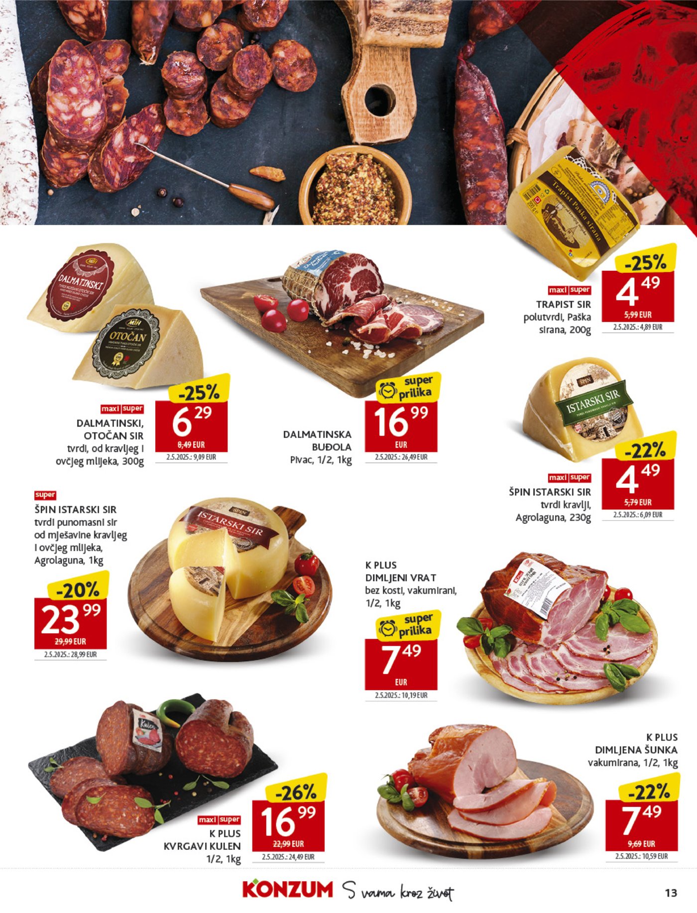 Konzum katalog Akcija 29.10. - 04.11.2025.