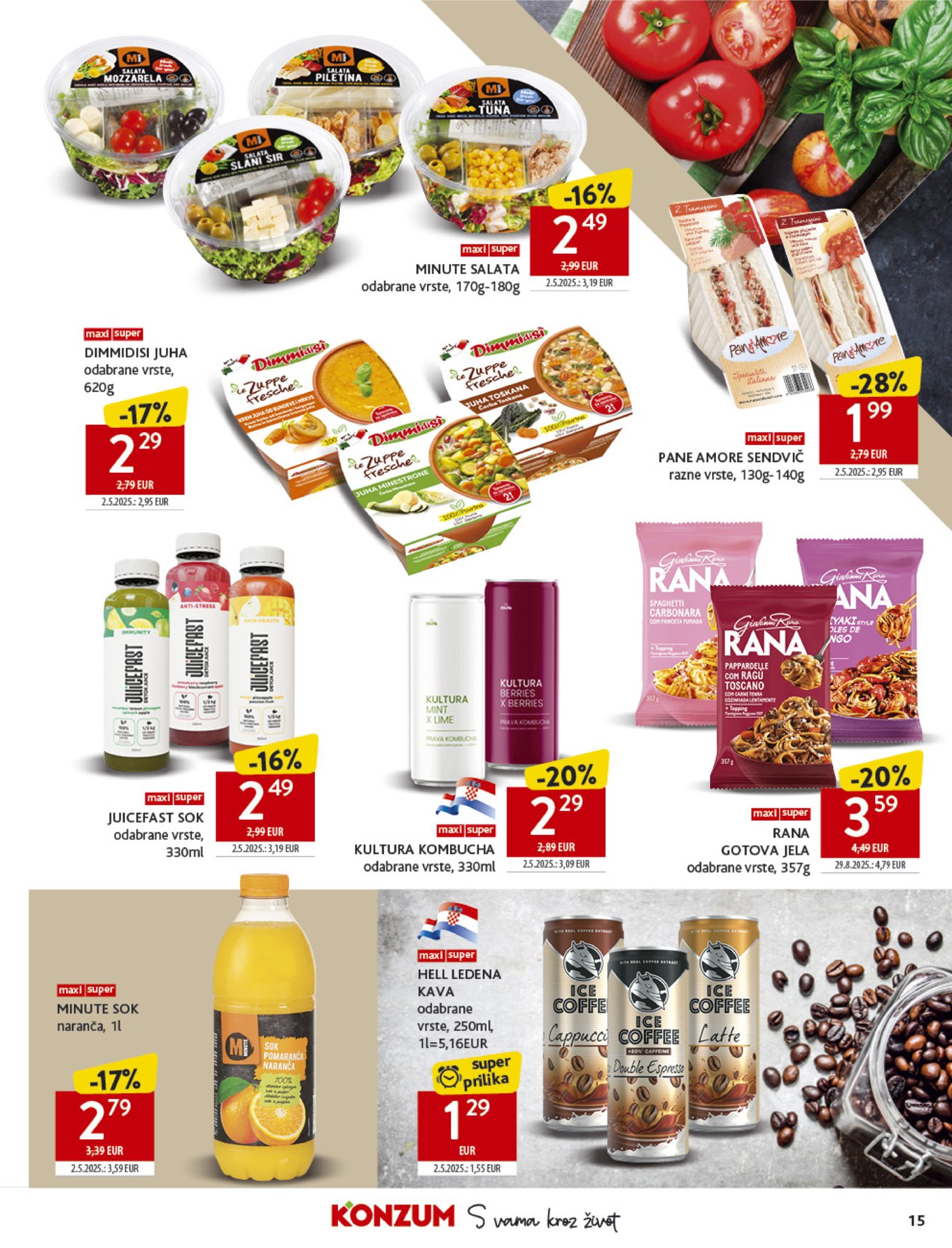 Konzum katalog Akcija 29.10. - 04.11.2025.