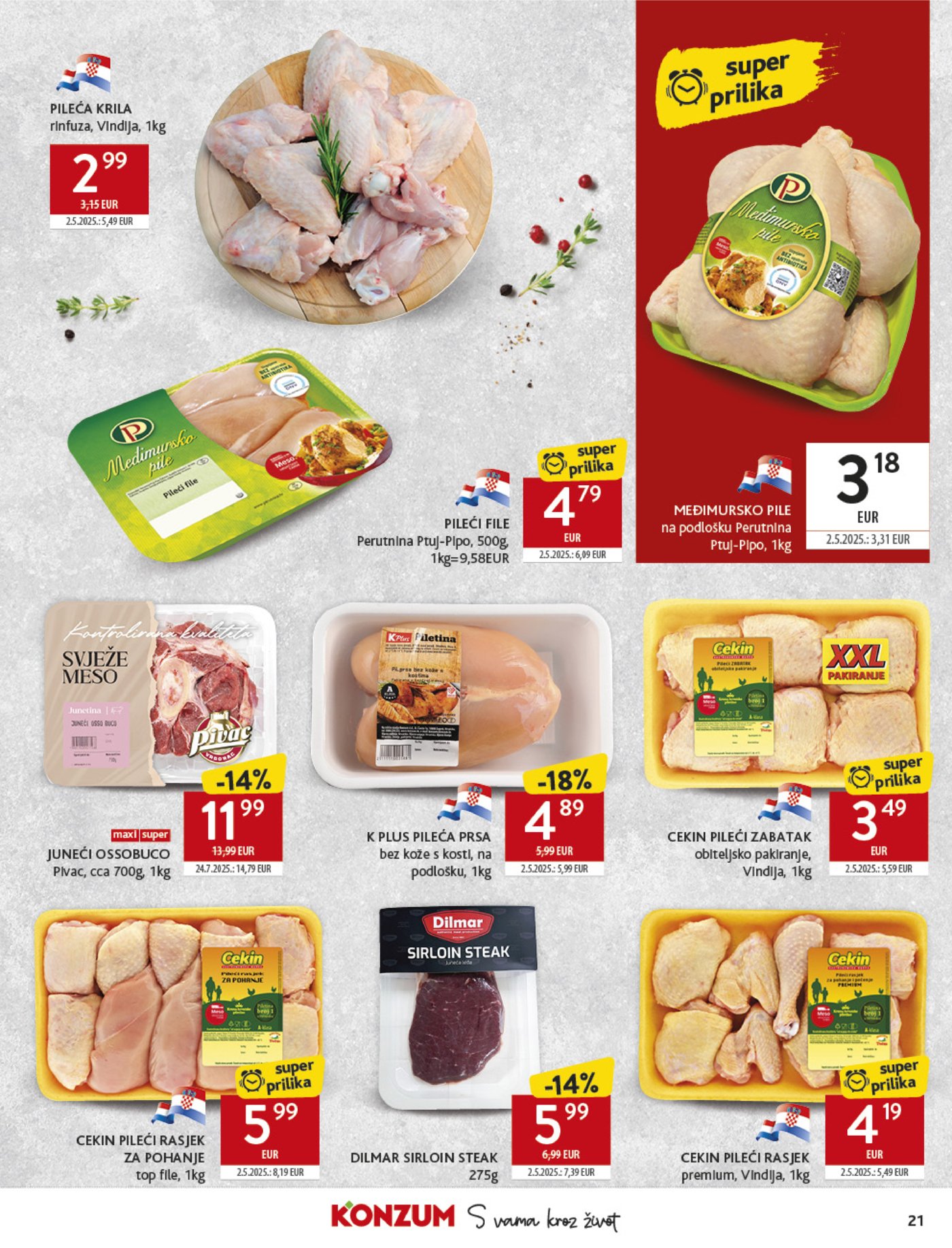 Konzum katalog Akcija 29.10. - 04.11.2025.