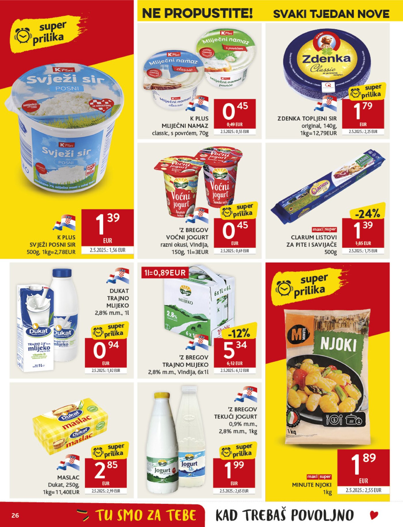 Konzum katalog Akcija 29.10. - 04.11.2025.