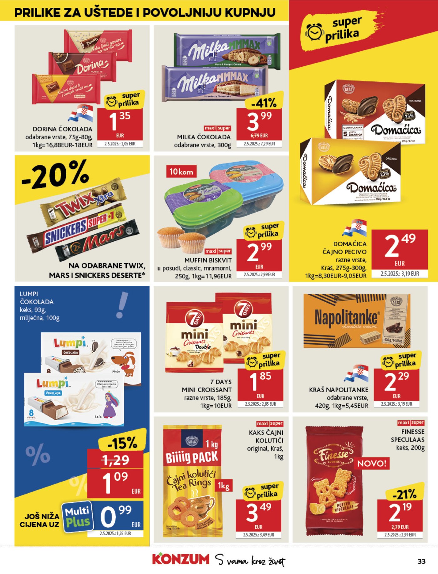Konzum katalog Akcija 29.10. - 04.11.2025.