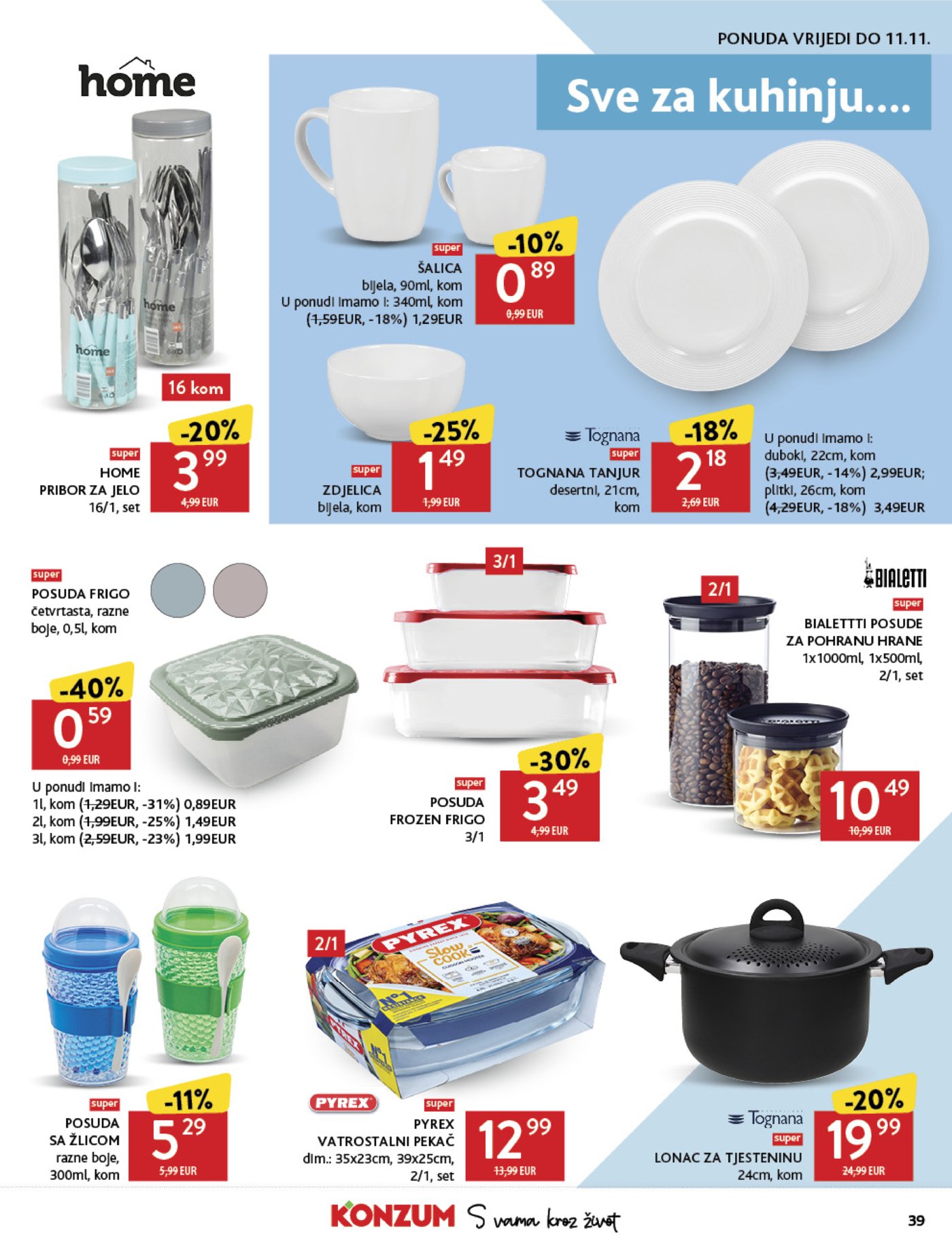 Konzum katalog Akcija 29.10. - 04.11.2025.