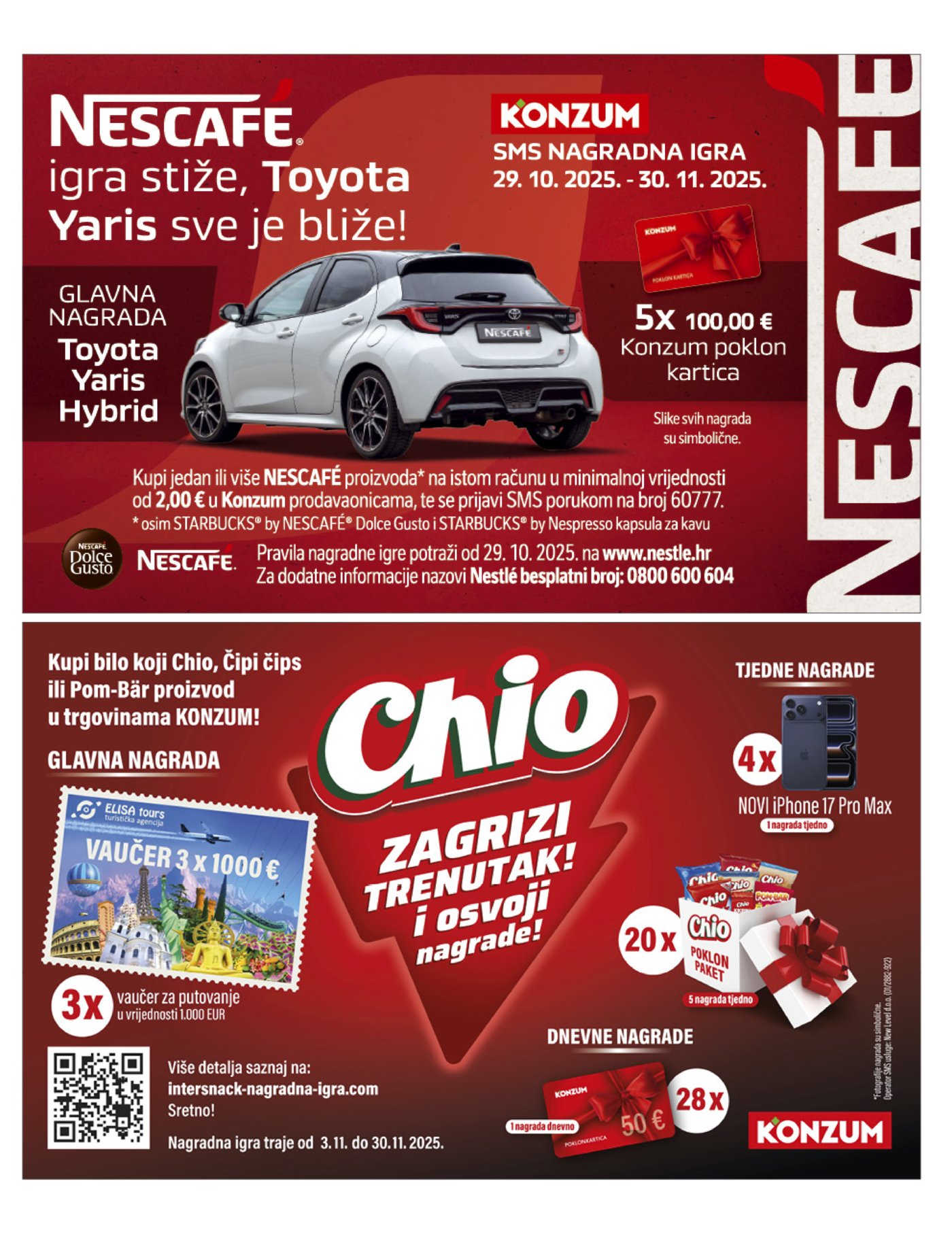 Konzum katalog Akcija 29.10. - 04.11.2025.