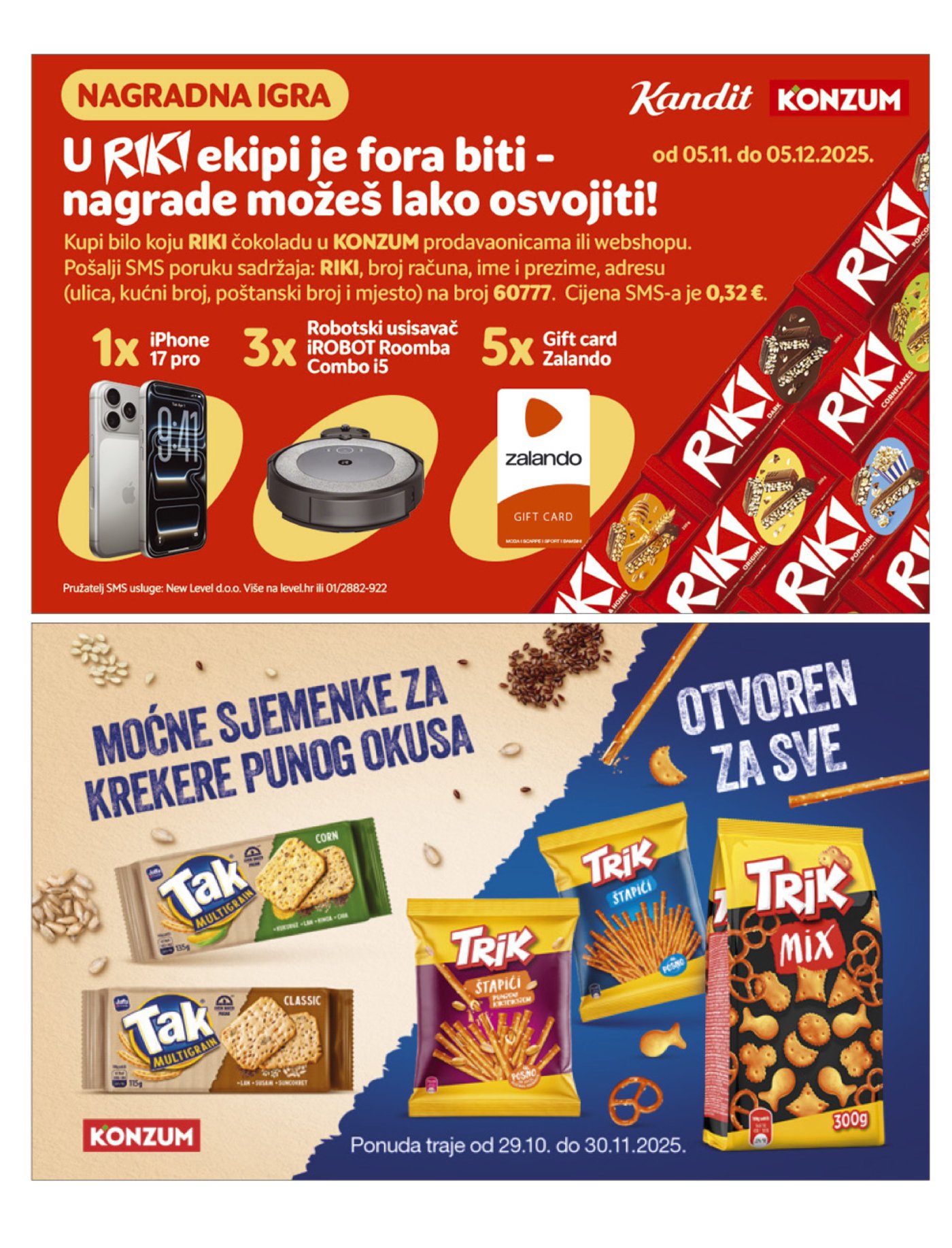 Konzum katalog Akcija 29.10. - 04.11.2025.