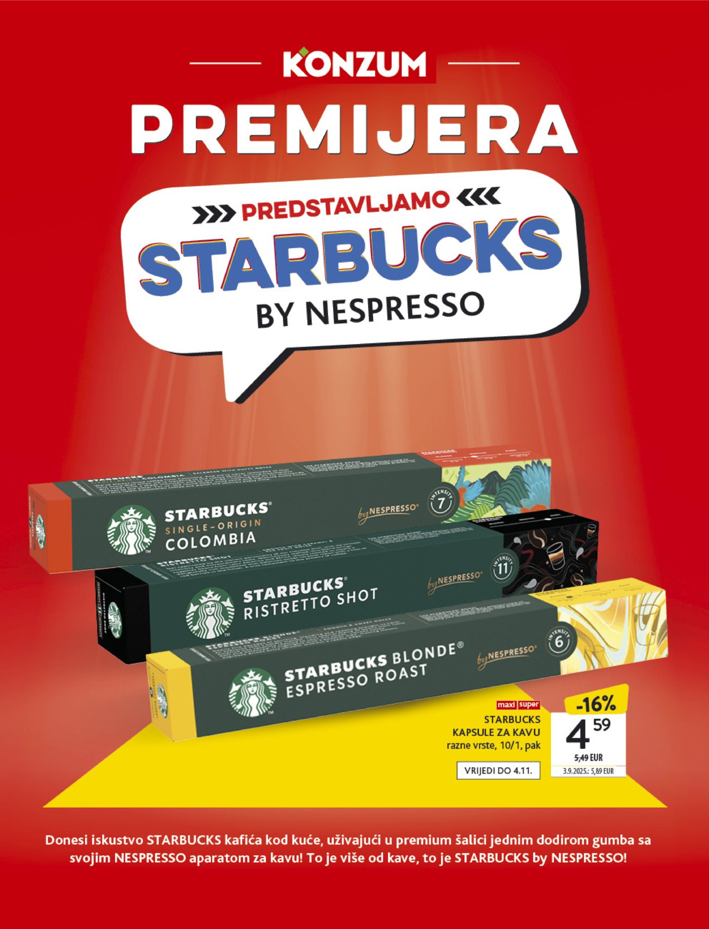 Konzum katalog Akcija 29.10. - 04.11.2025.