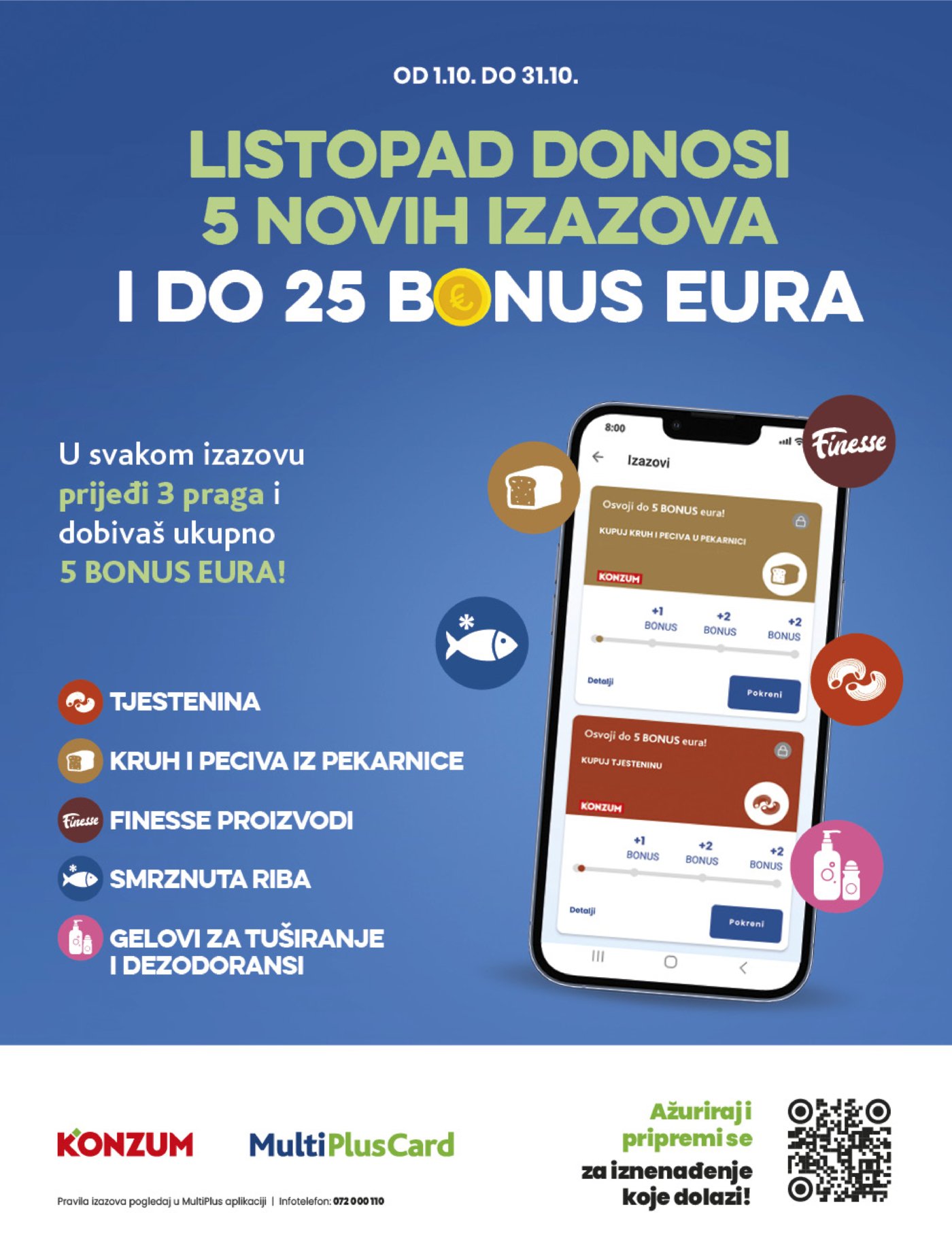 Konzum katalog Akcija 29.10. - 04.11.2025.