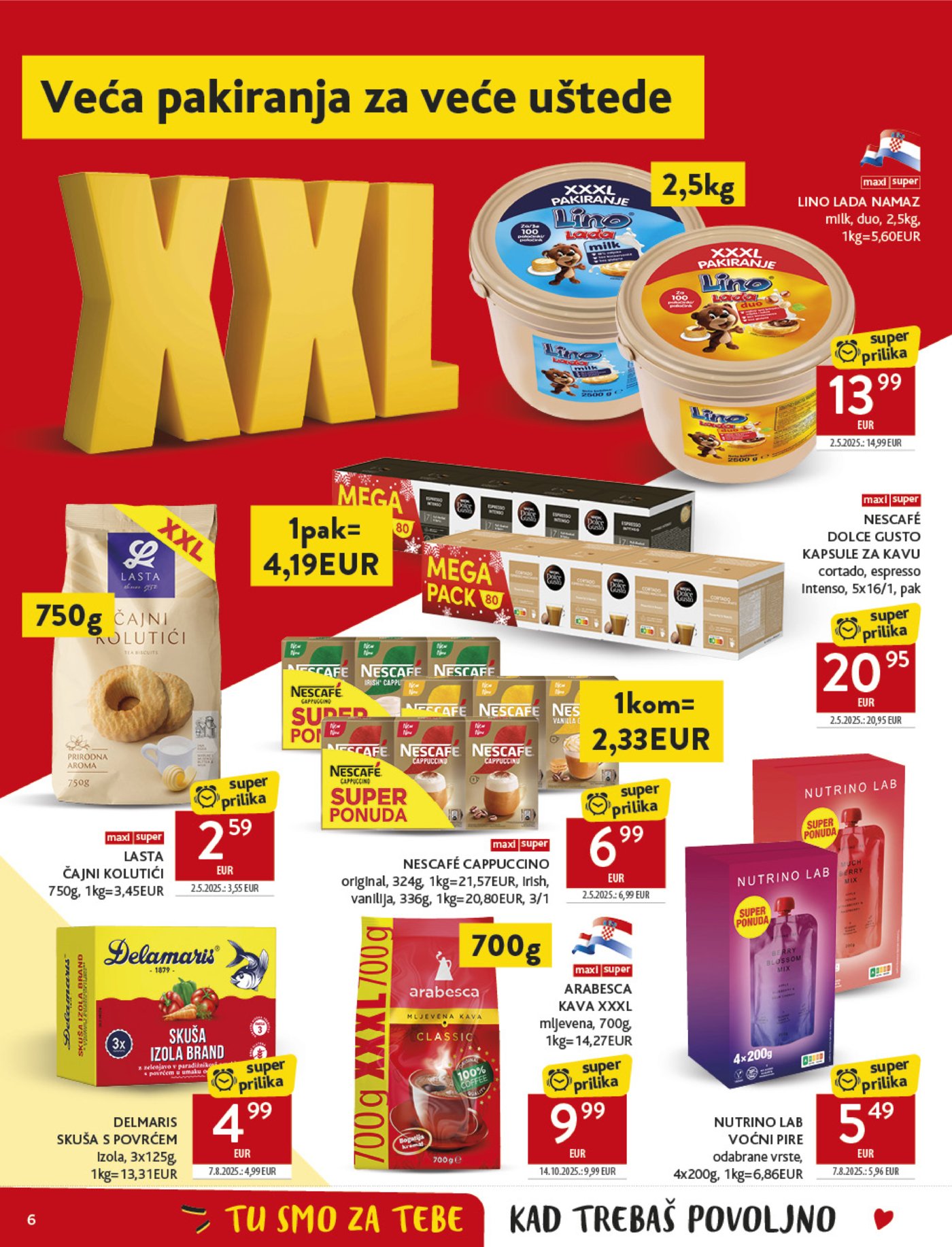 Konzum katalog Akcija 29.10. - 04.11.2025.