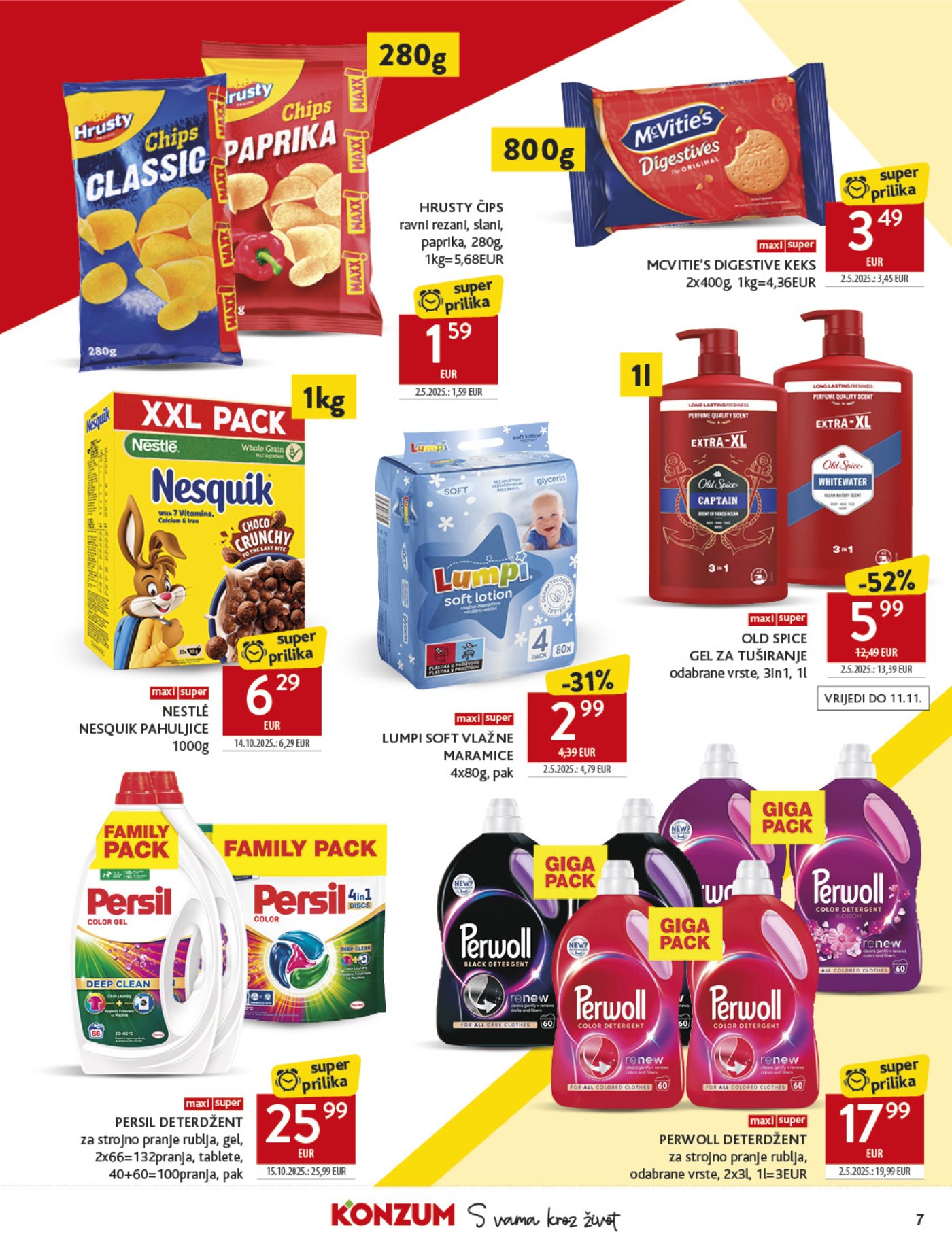 Konzum katalog Akcija 29.10. - 04.11.2025.