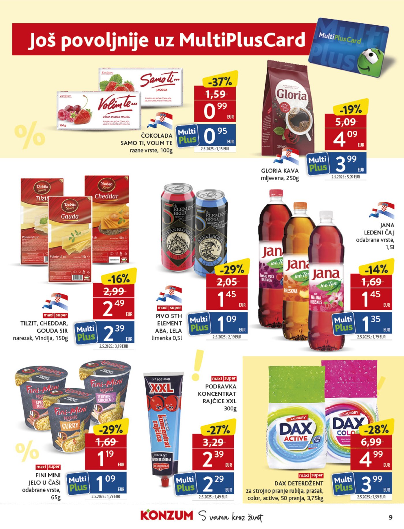 Konzum katalog Akcija 29.10. - 04.11.2025.