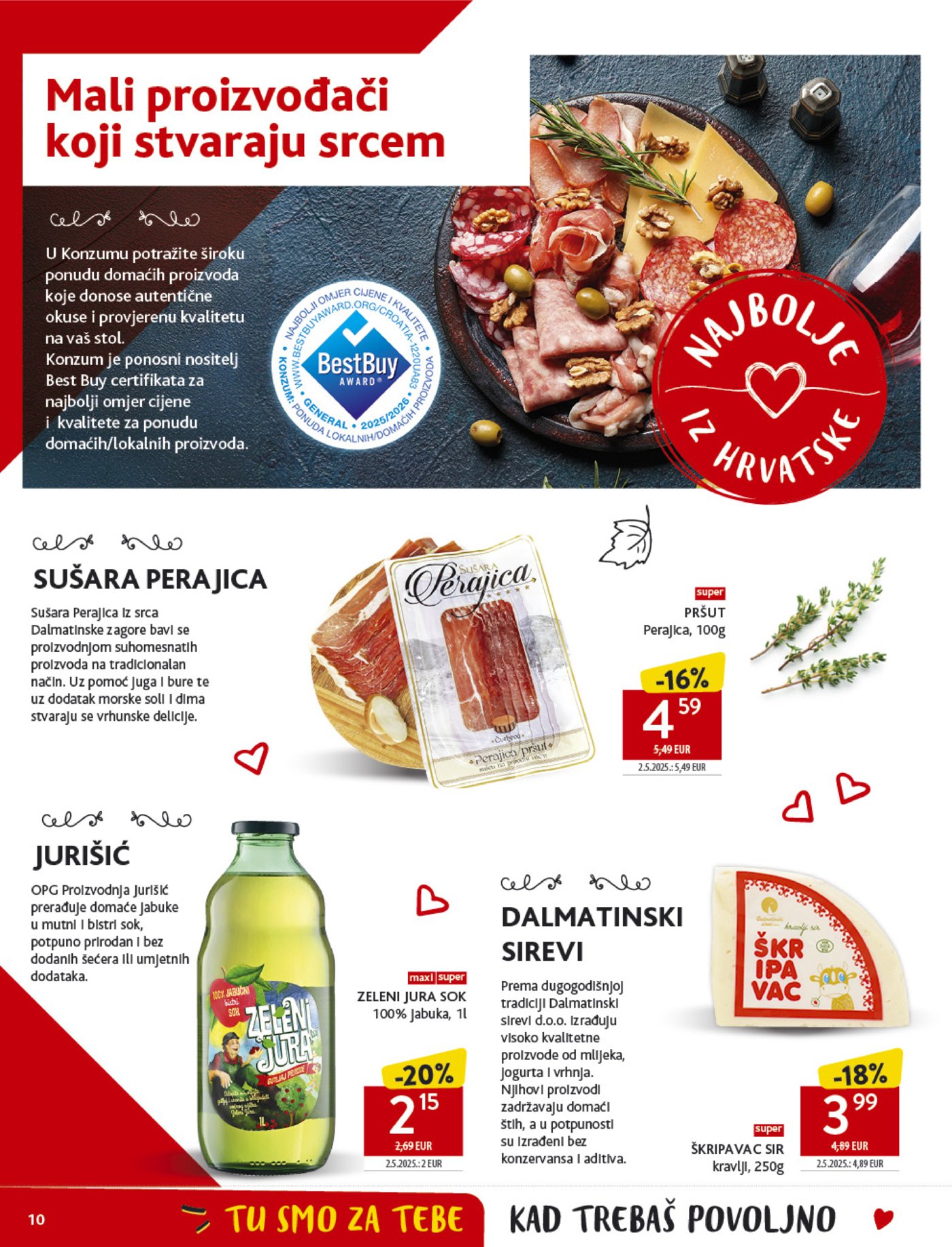 Konzum katalog Akcija 29.10. - 04.11.2025.