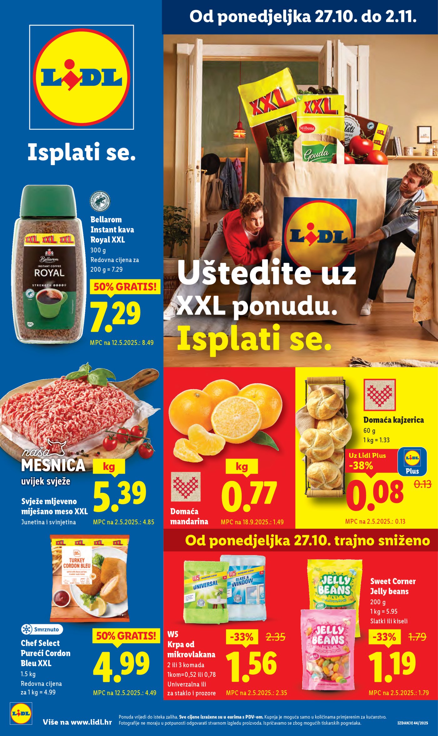 Lidl katalog Super ponuda od ponedjeljka 27.10.-02.11.2025.