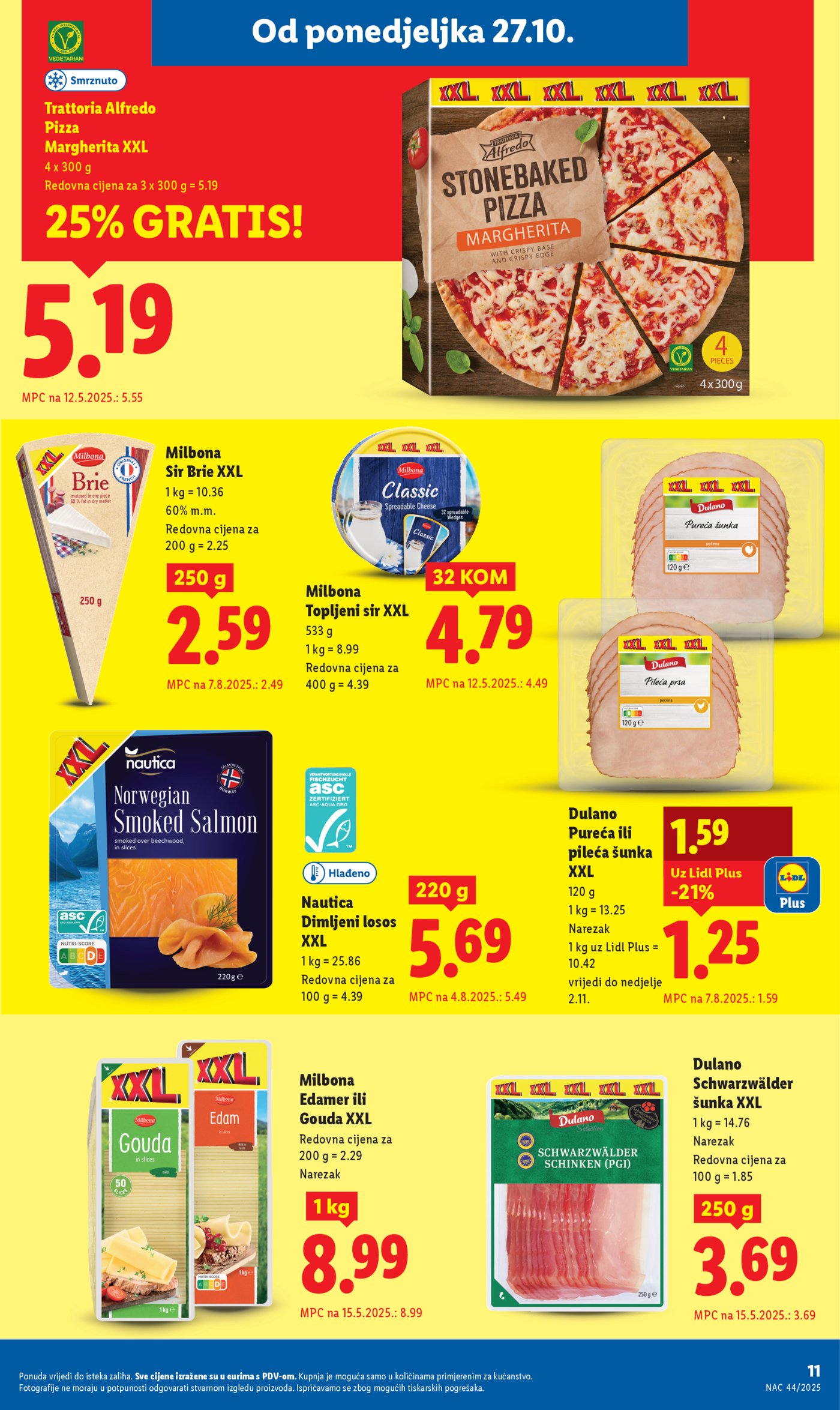 Lidl katalog Super ponuda od ponedjeljka 27.10.-02.11.2025.