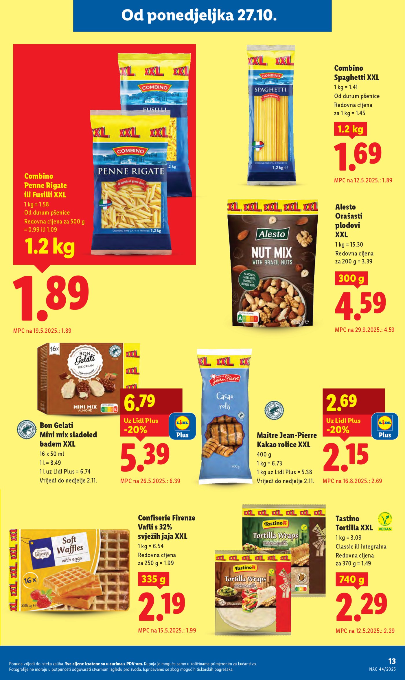 Lidl katalog Super ponuda od ponedjeljka 27.10.-02.11.2025.