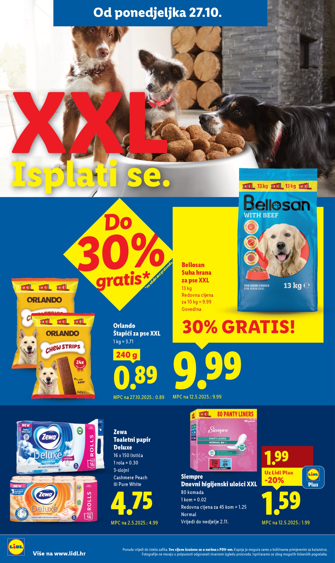 Lidl katalog Super ponuda od ponedjeljka 27.10.-02.11.2025.