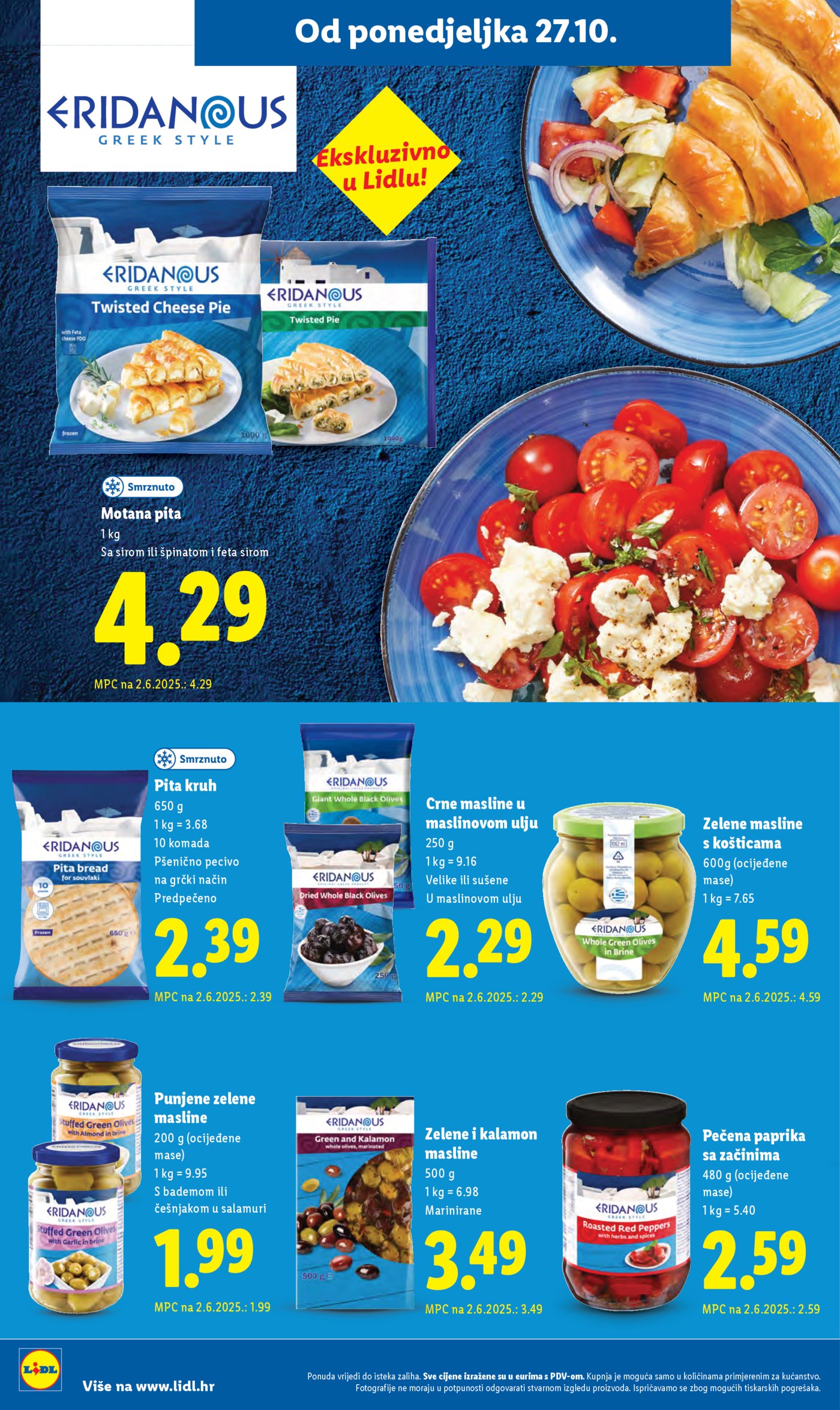 Lidl katalog Super ponuda od ponedjeljka 27.10.-02.11.2025.