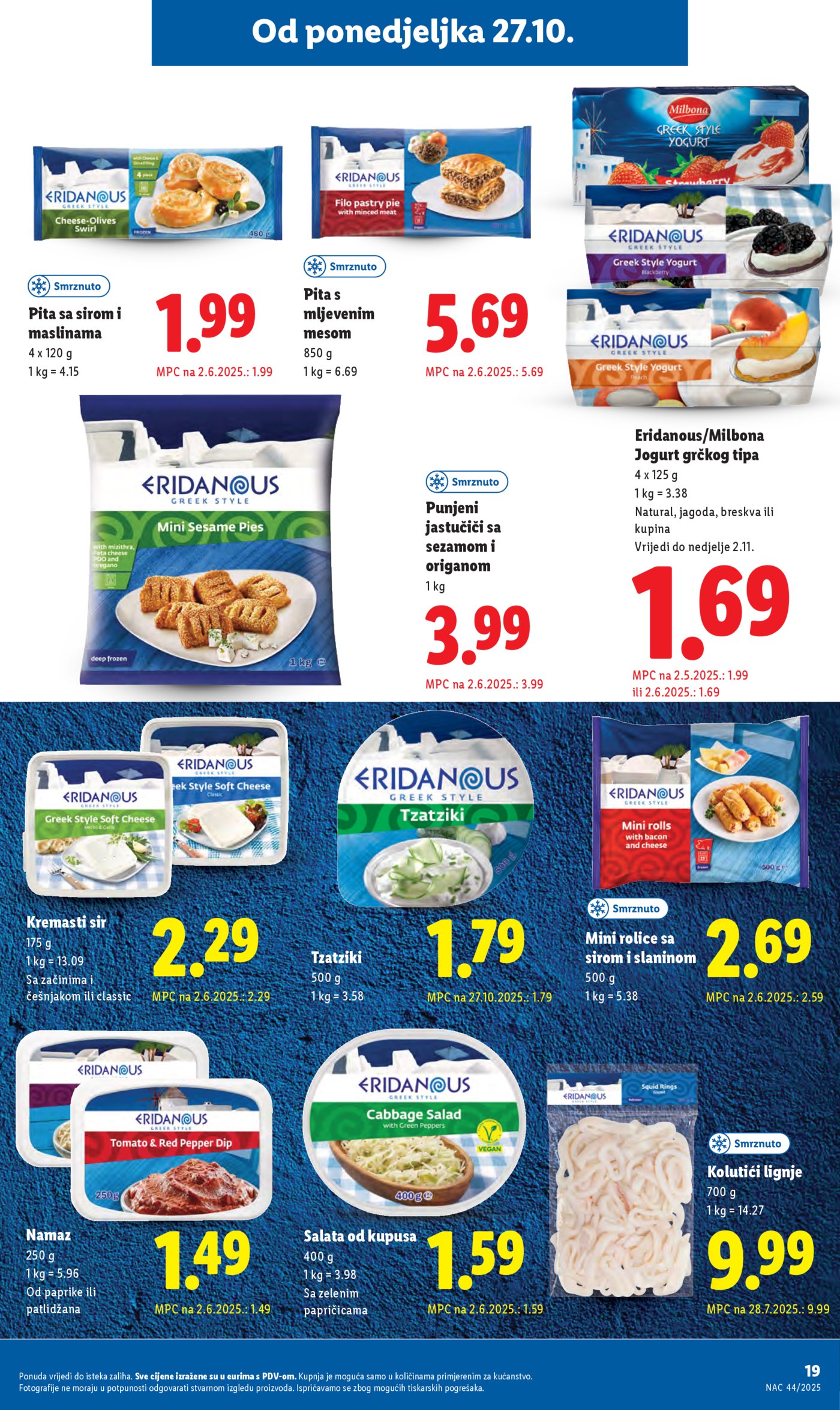Lidl katalog Super ponuda od ponedjeljka 27.10.-02.11.2025.