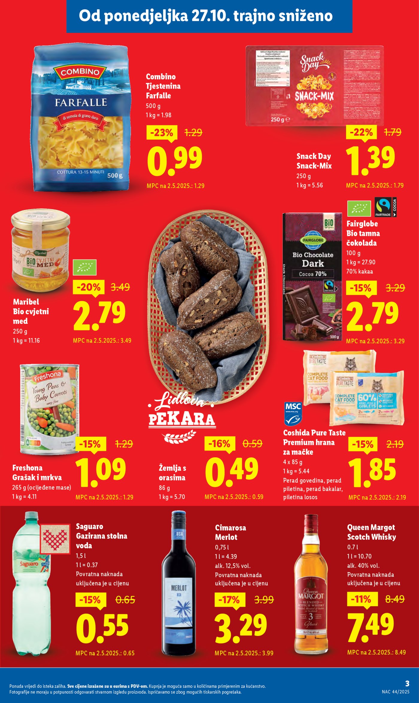 Lidl katalog Super ponuda od ponedjeljka 27.10.-02.11.2025.